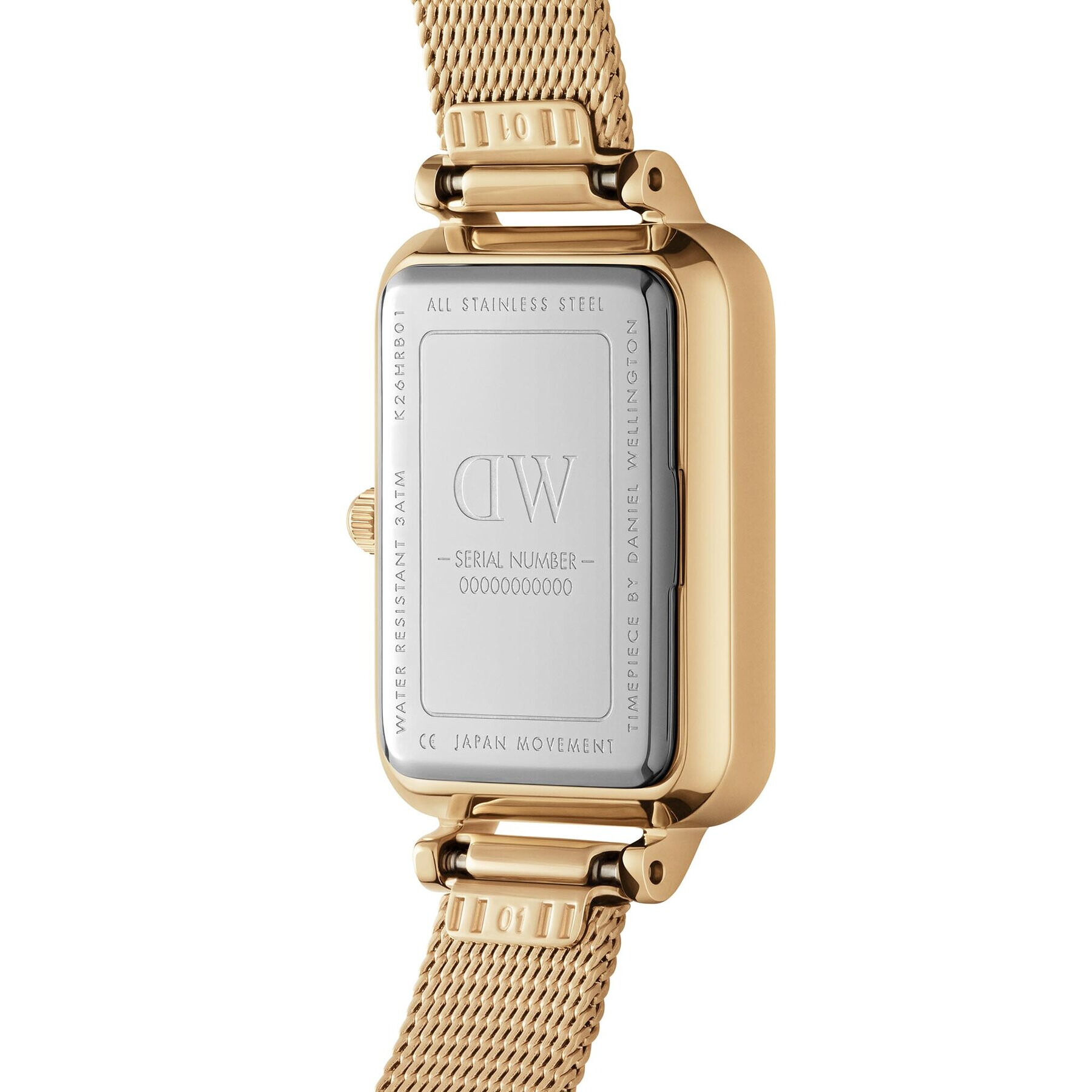 Daniel Wellington Часовник Quadro DW00100556 Златист - Pepit.bg