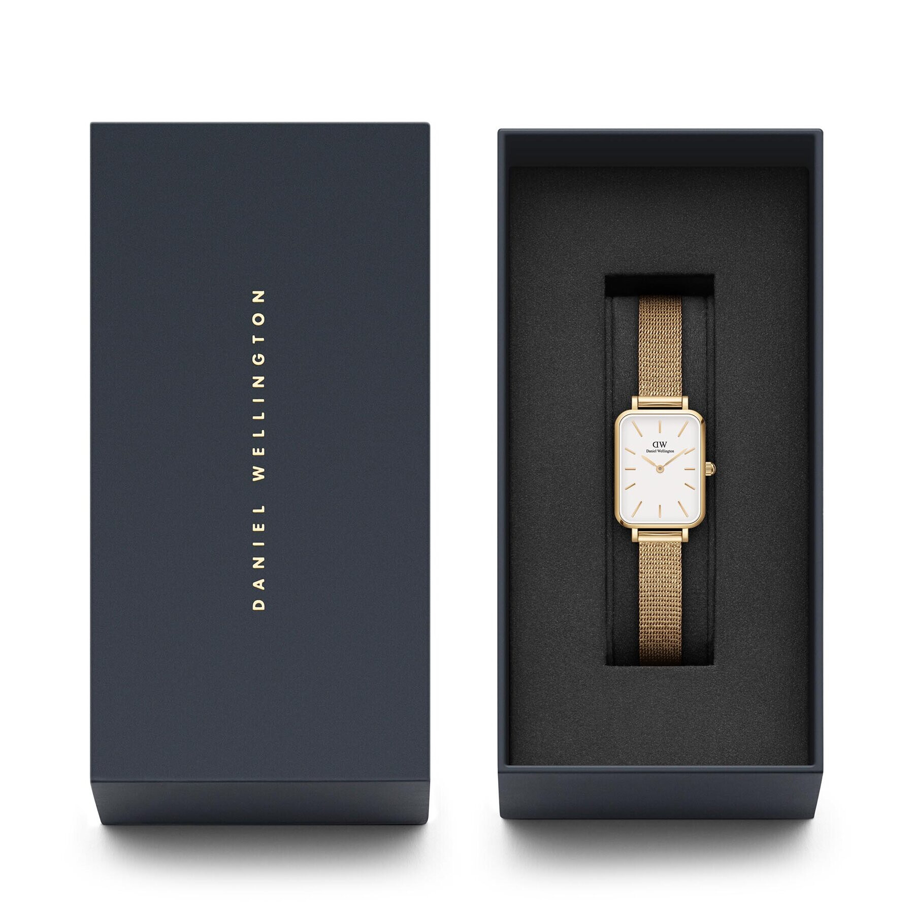 Daniel Wellington Часовник Quadro DW00100556 Златист - Pepit.bg
