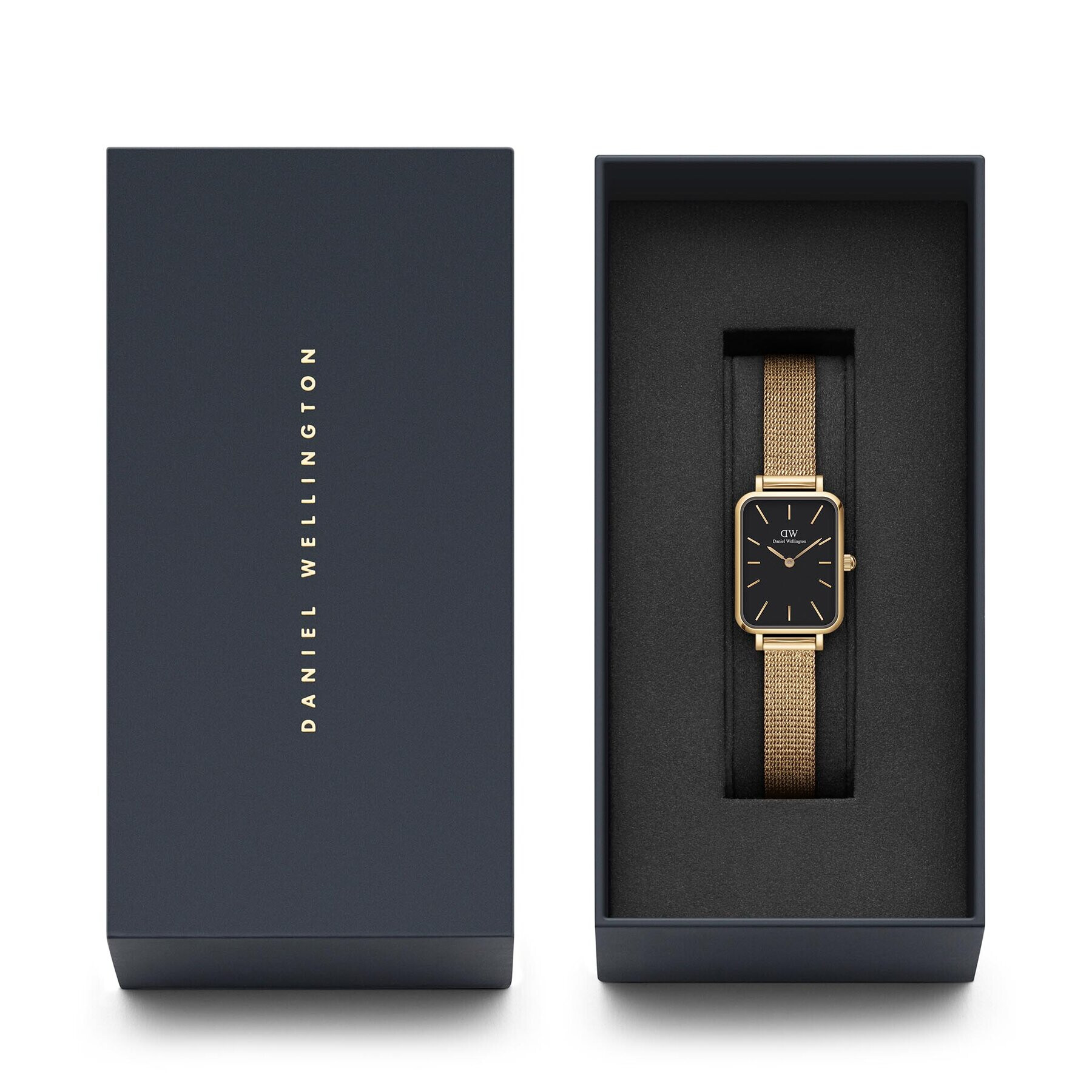 Daniel Wellington Часовник Quadro DW00100557 Златист - Pepit.bg