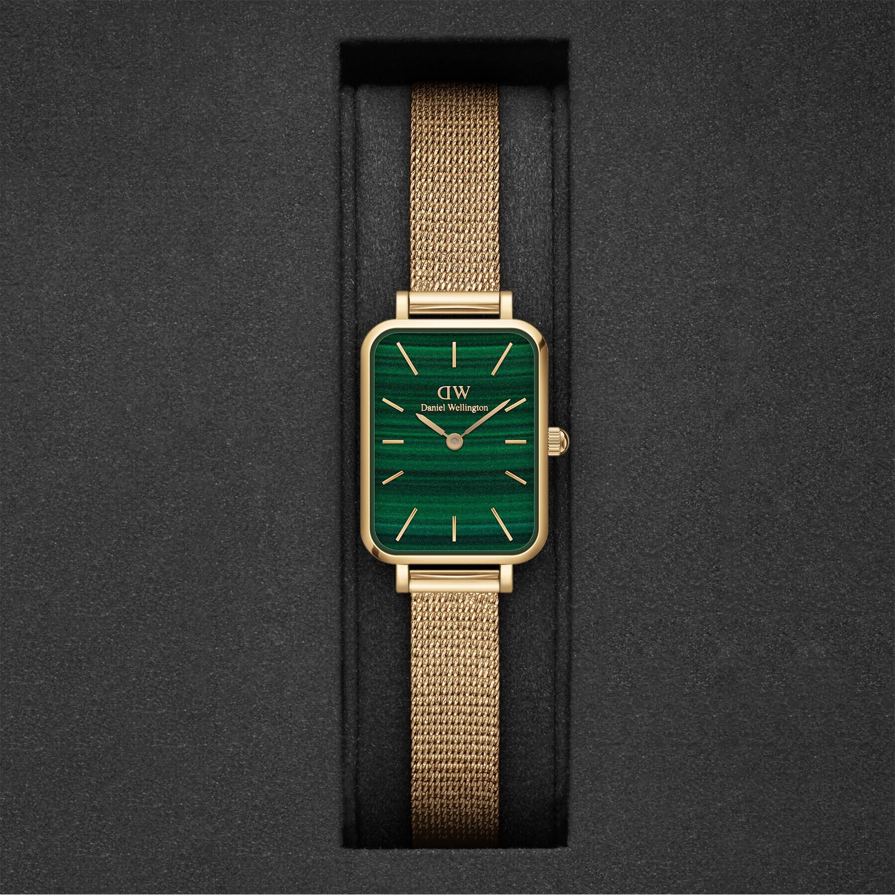 Daniel Wellington Часовник Quadro DW00100561 Златист - Pepit.bg