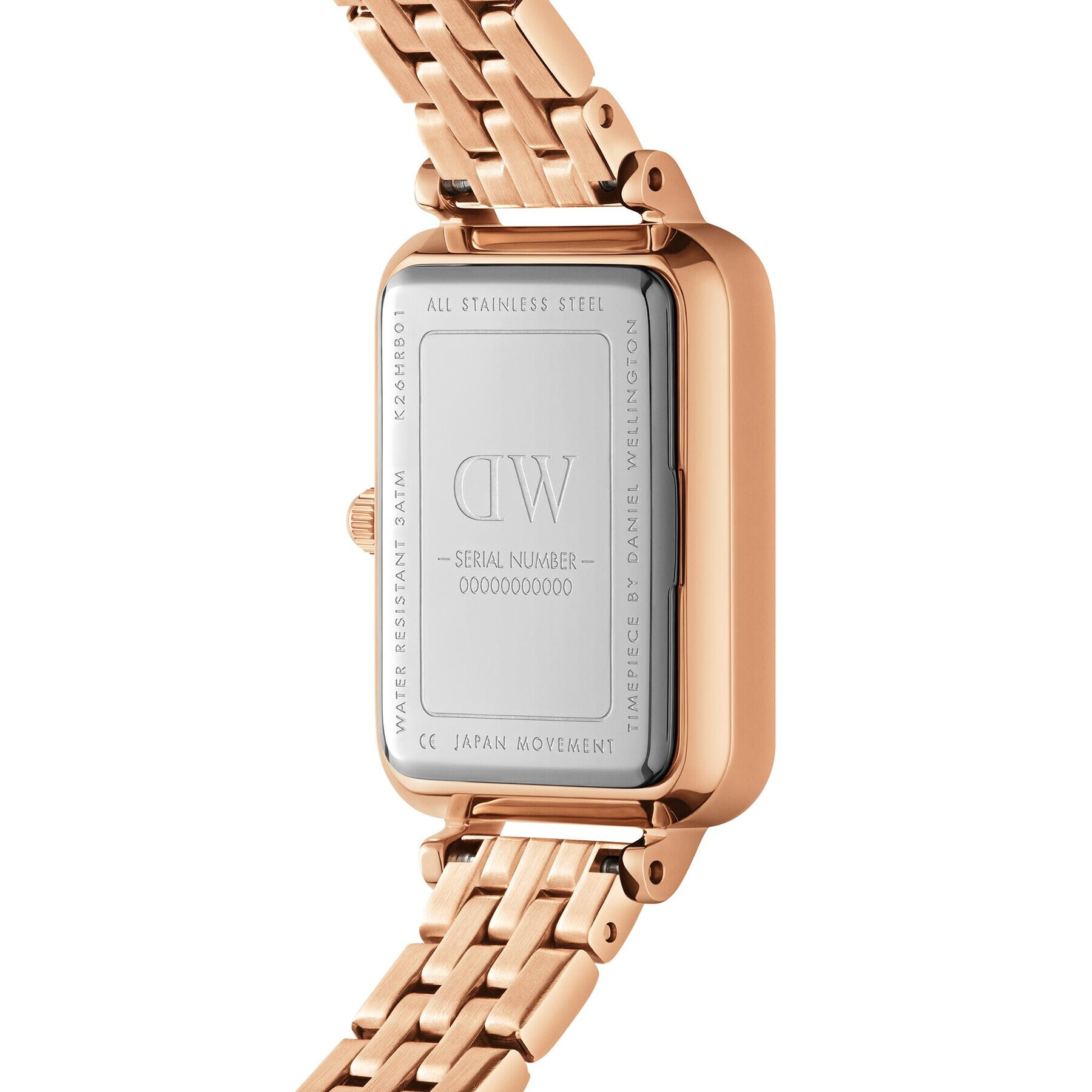 Daniel Wellington Часовник Quadro DW00100620 Златист - Pepit.bg