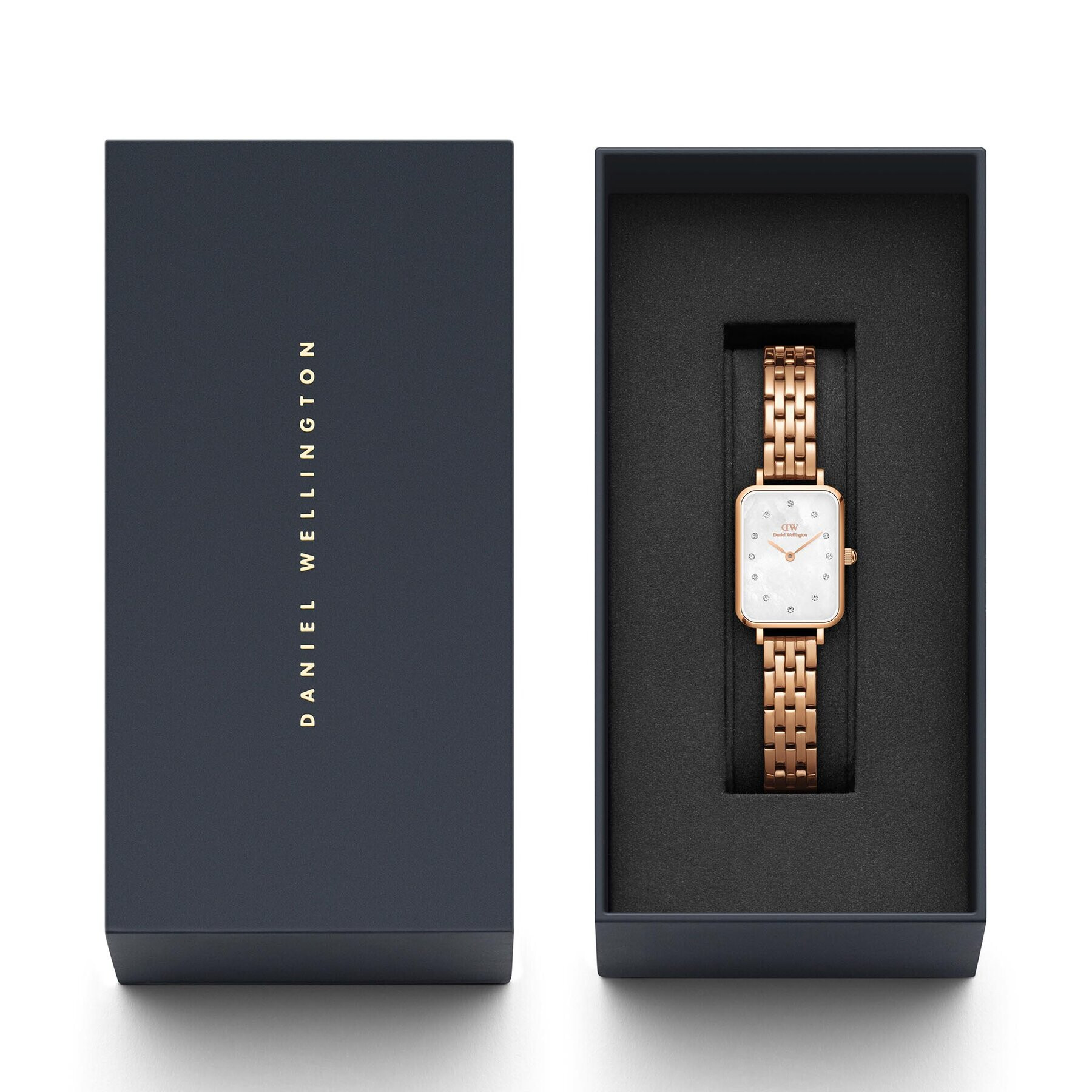 Daniel Wellington Часовник Quadro DW00100620 Златист - Pepit.bg