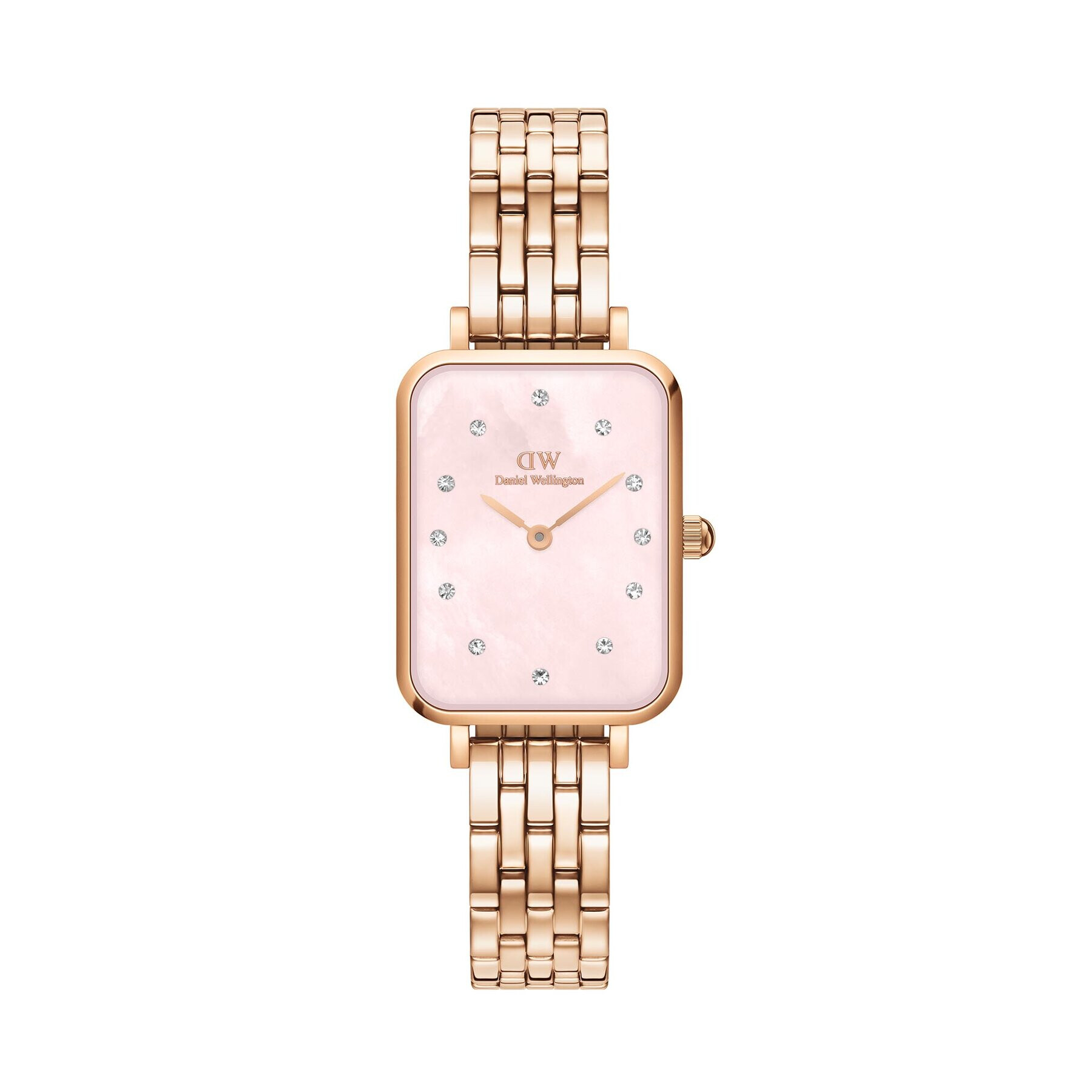 Daniel Wellington Часовник Quadro DW00100621 Розов - Pepit.bg