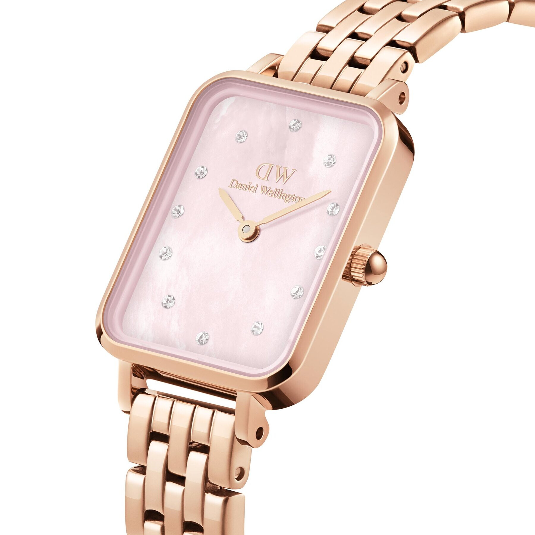 Daniel Wellington Часовник Quadro DW00100621 Розов - Pepit.bg