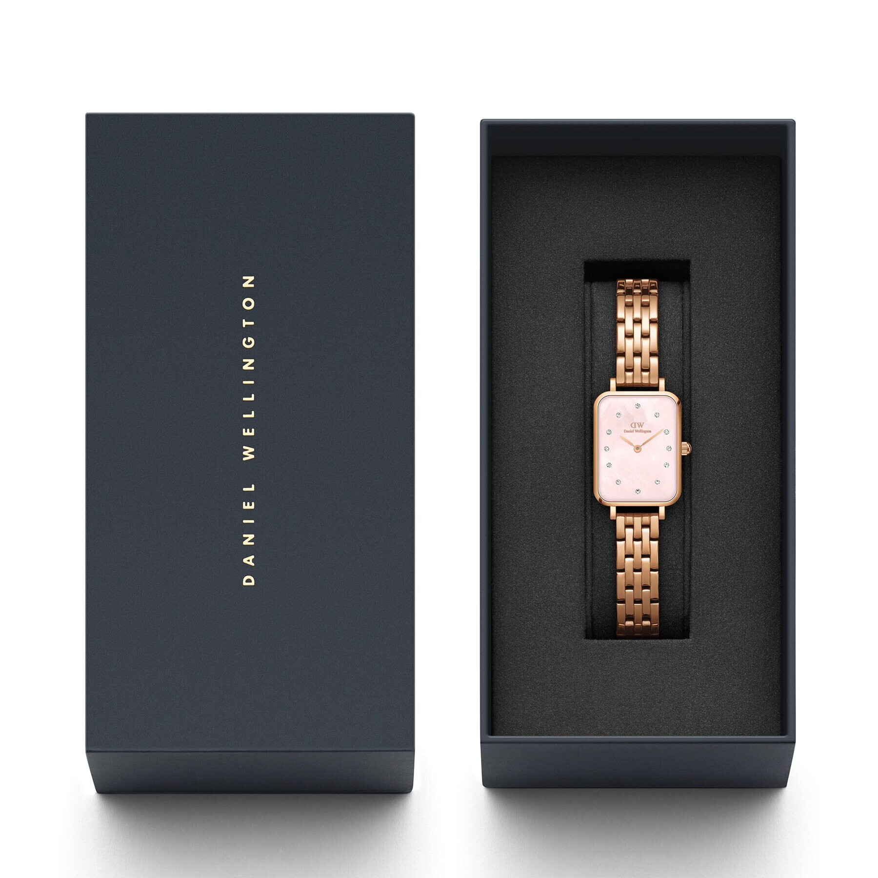 Daniel Wellington Часовник Quadro DW00100621 Розов - Pepit.bg