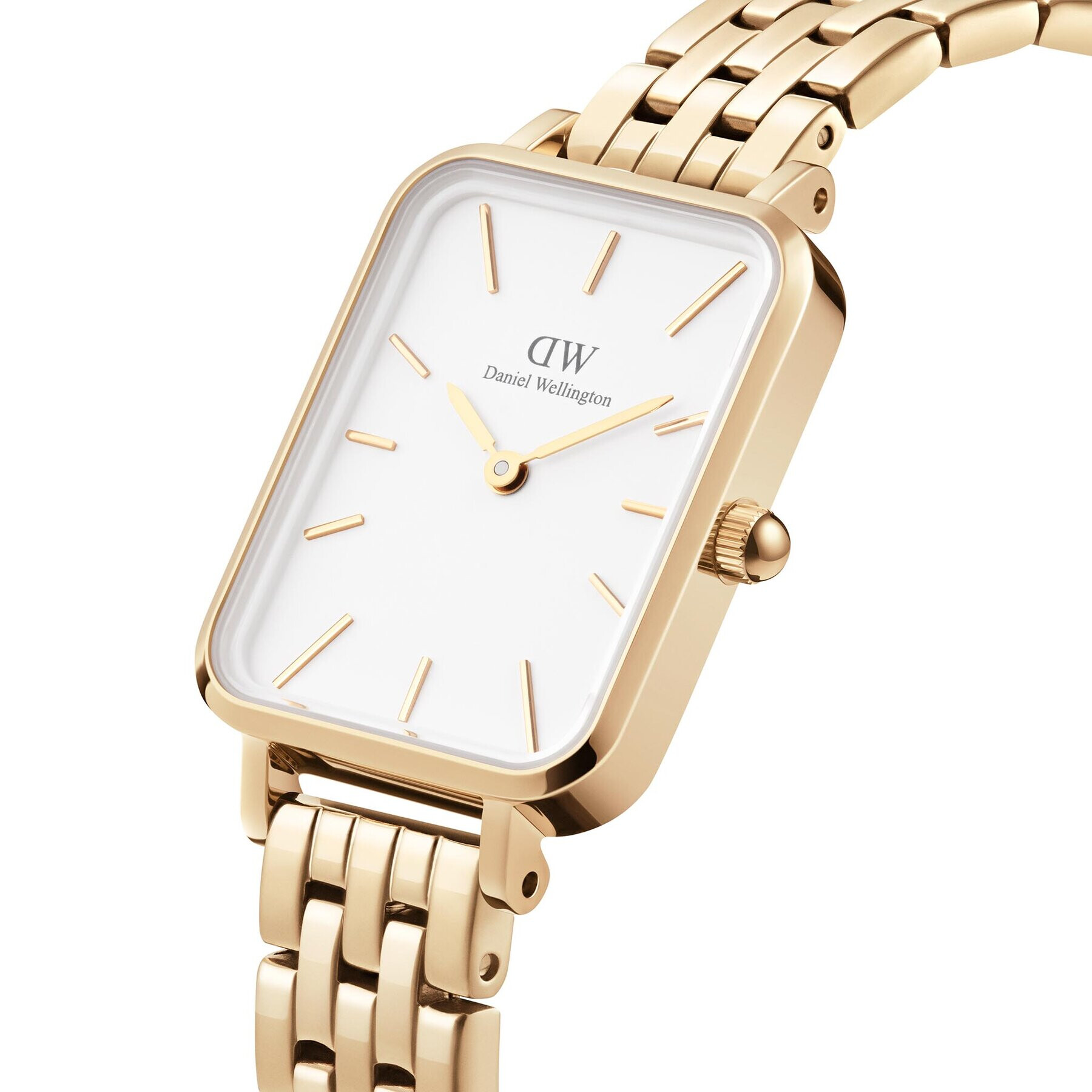 Daniel Wellington Часовник Quadro DW00100622 Златист - Pepit.bg