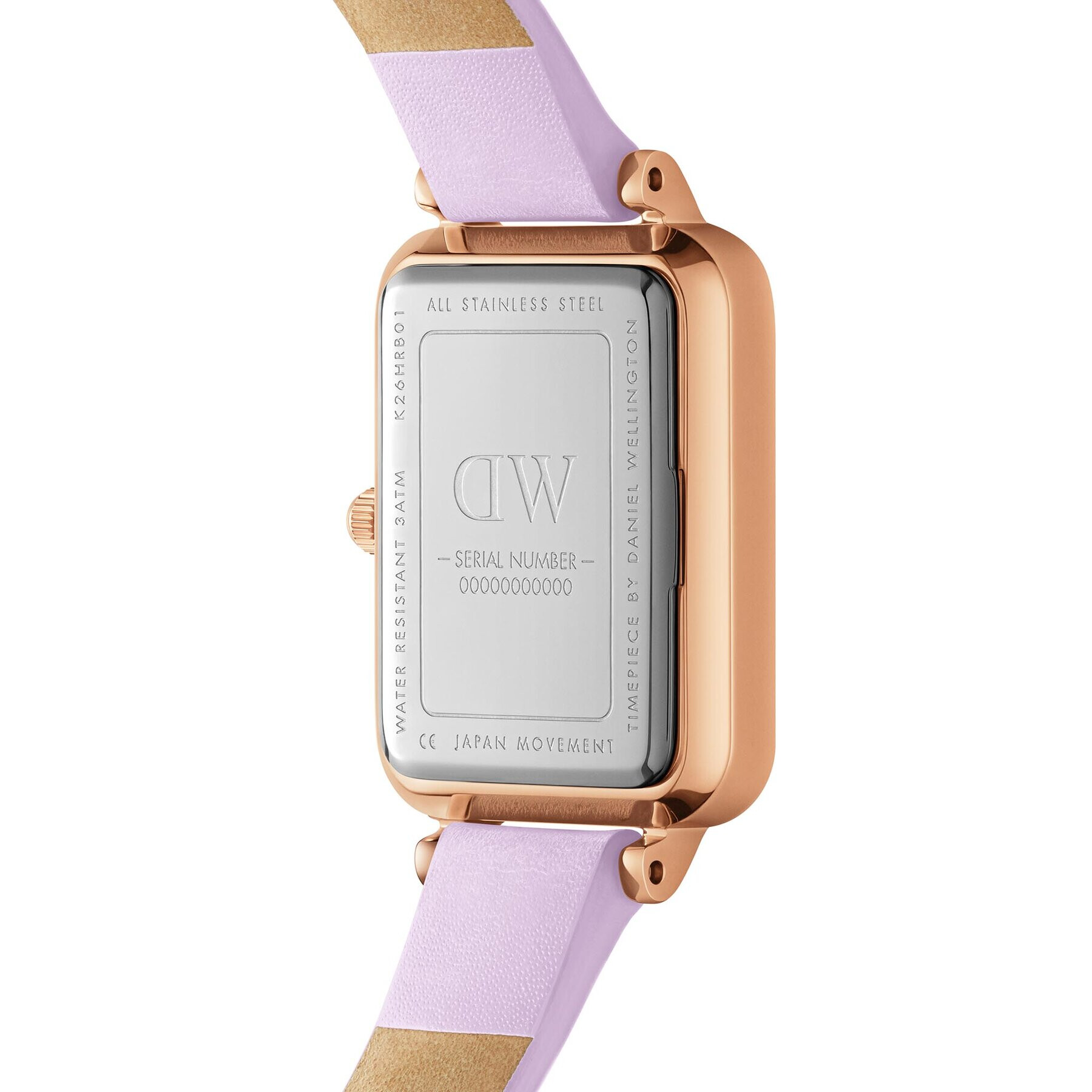Daniel Wellington Часовник Quadro DW00100637 Виолетов - Pepit.bg