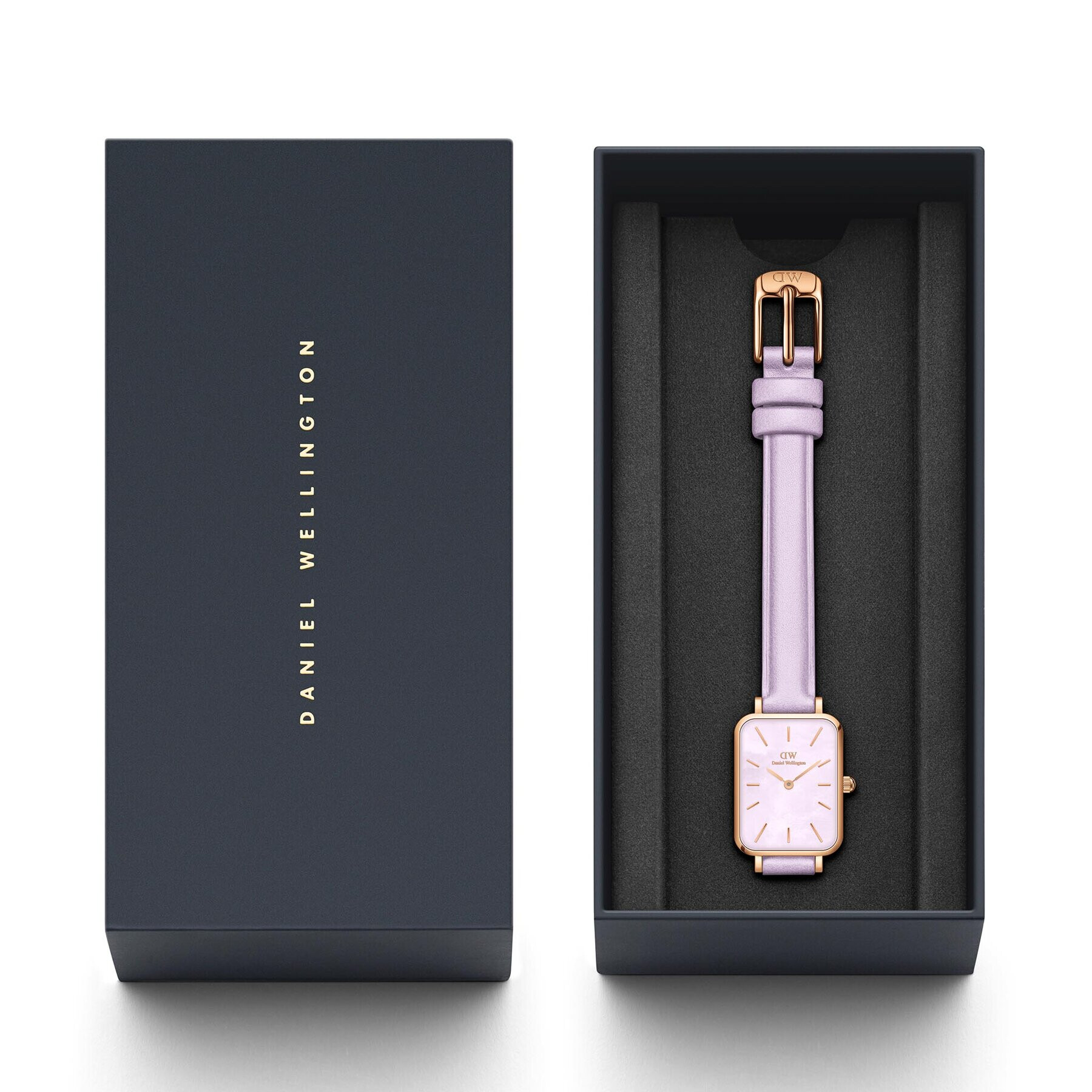Daniel Wellington Часовник Quadro DW00100637 Виолетов - Pepit.bg