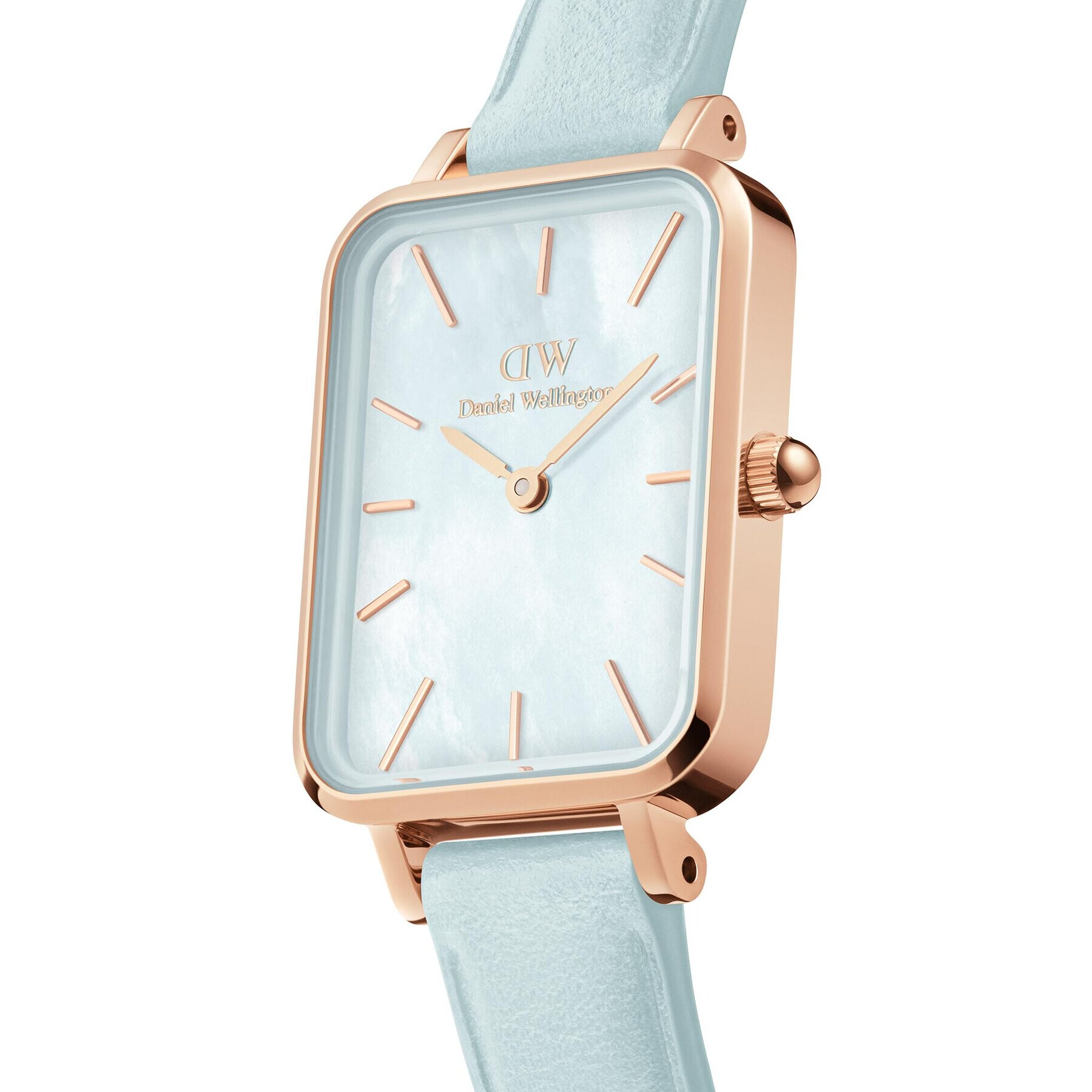 Daniel Wellington Часовник Quadro DW00100638 Син - Pepit.bg