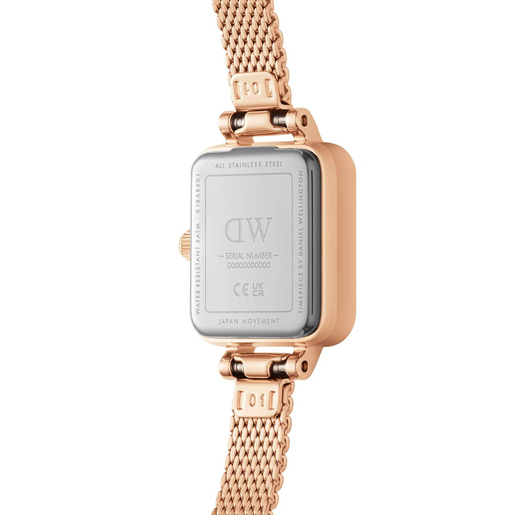 Daniel Wellington Часовник Quadro Mini DW00100647 Златист - Pepit.bg