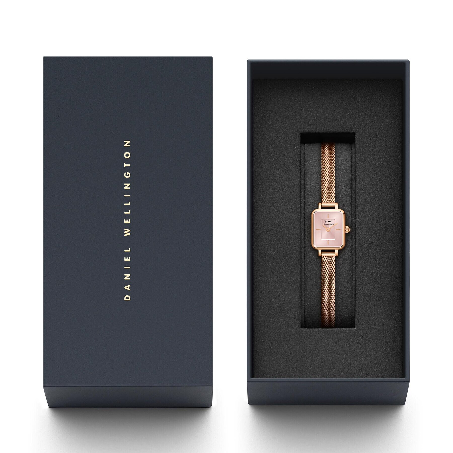 Daniel Wellington Часовник Quadro Mini DW00100650 Розов - Pepit.bg