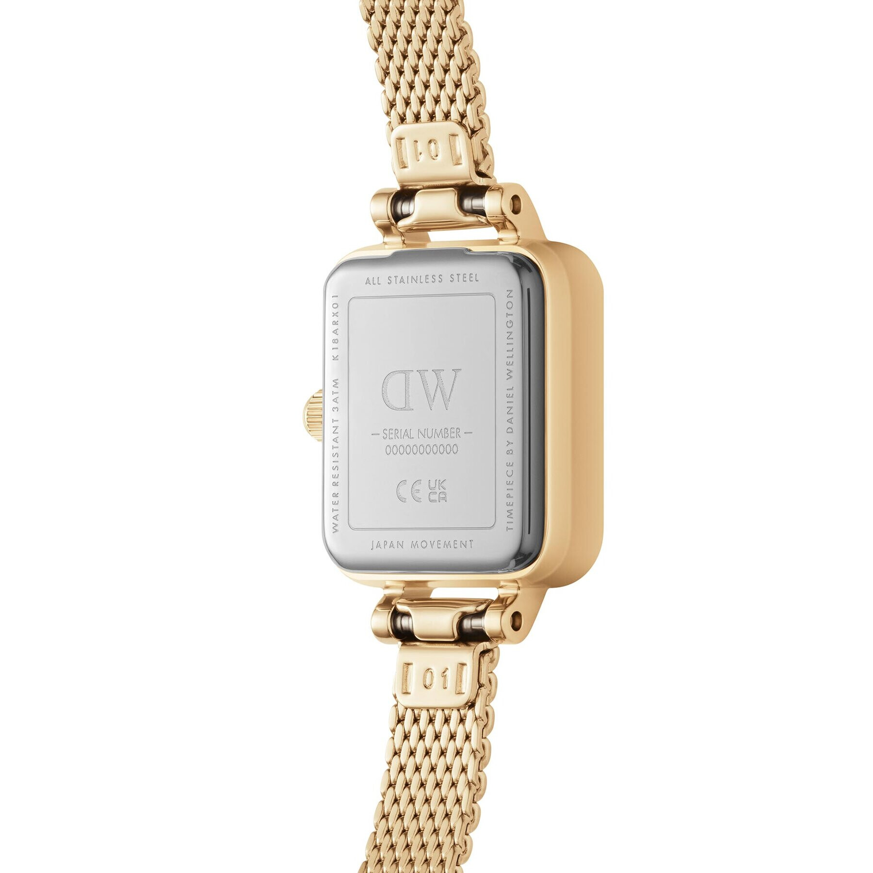 Daniel Wellington Часовник Quadro Mini DW00100652 Златист - Pepit.bg