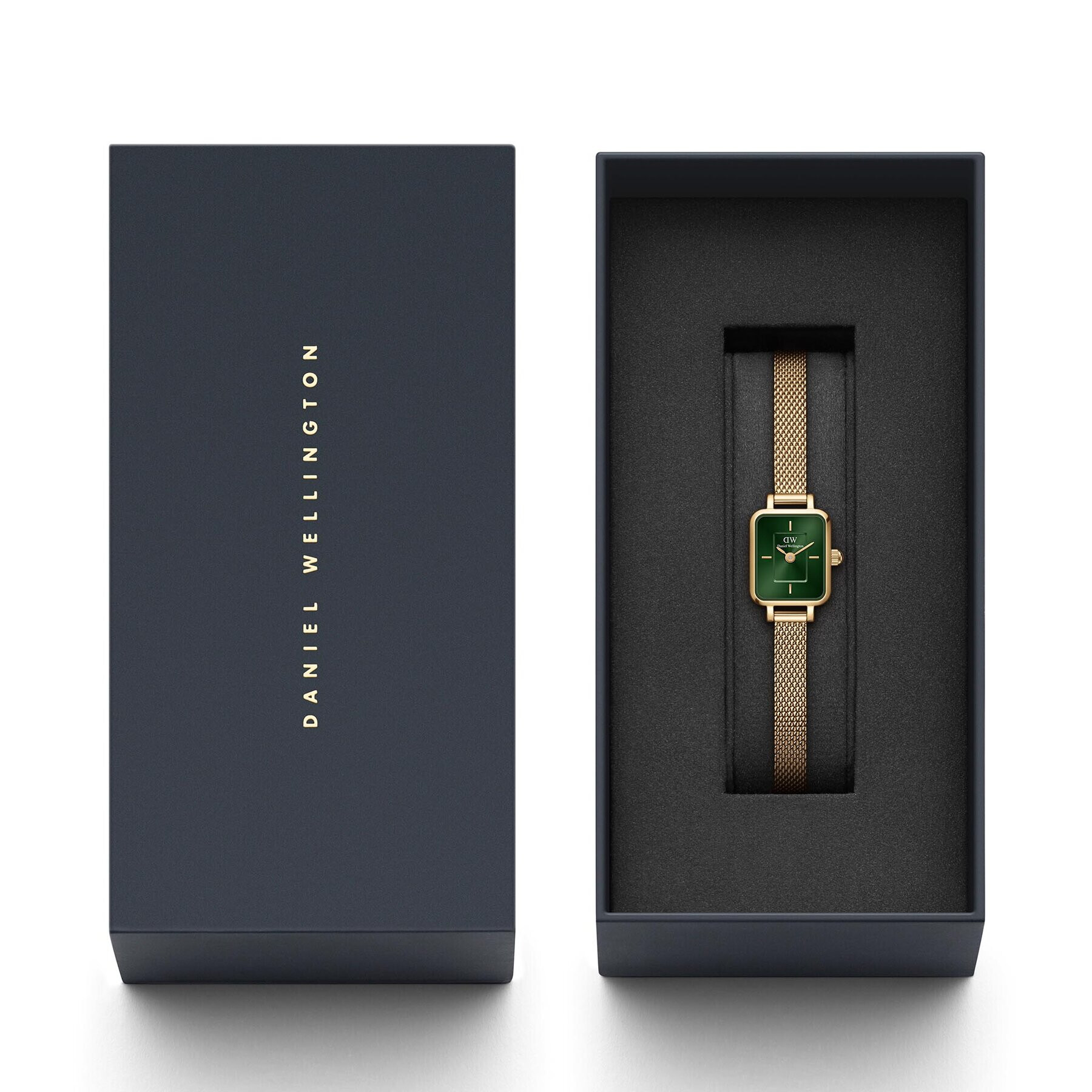 Daniel Wellington Часовник Quadro Mini Evergold DW00100653 Златист - Pepit.bg