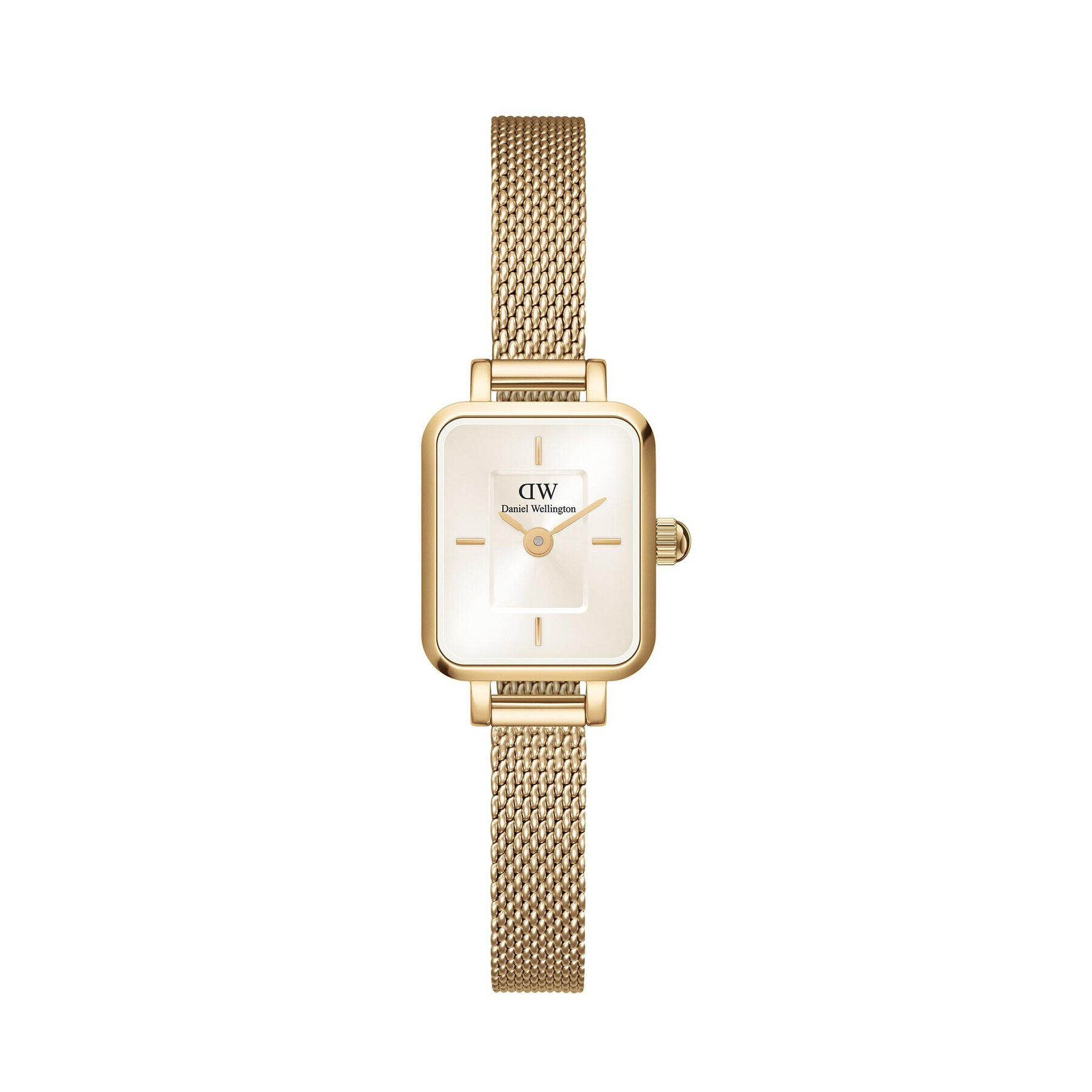 Daniel Wellington Часовник Quadro Mini Evergold DW00100656 Златист - Pepit.bg