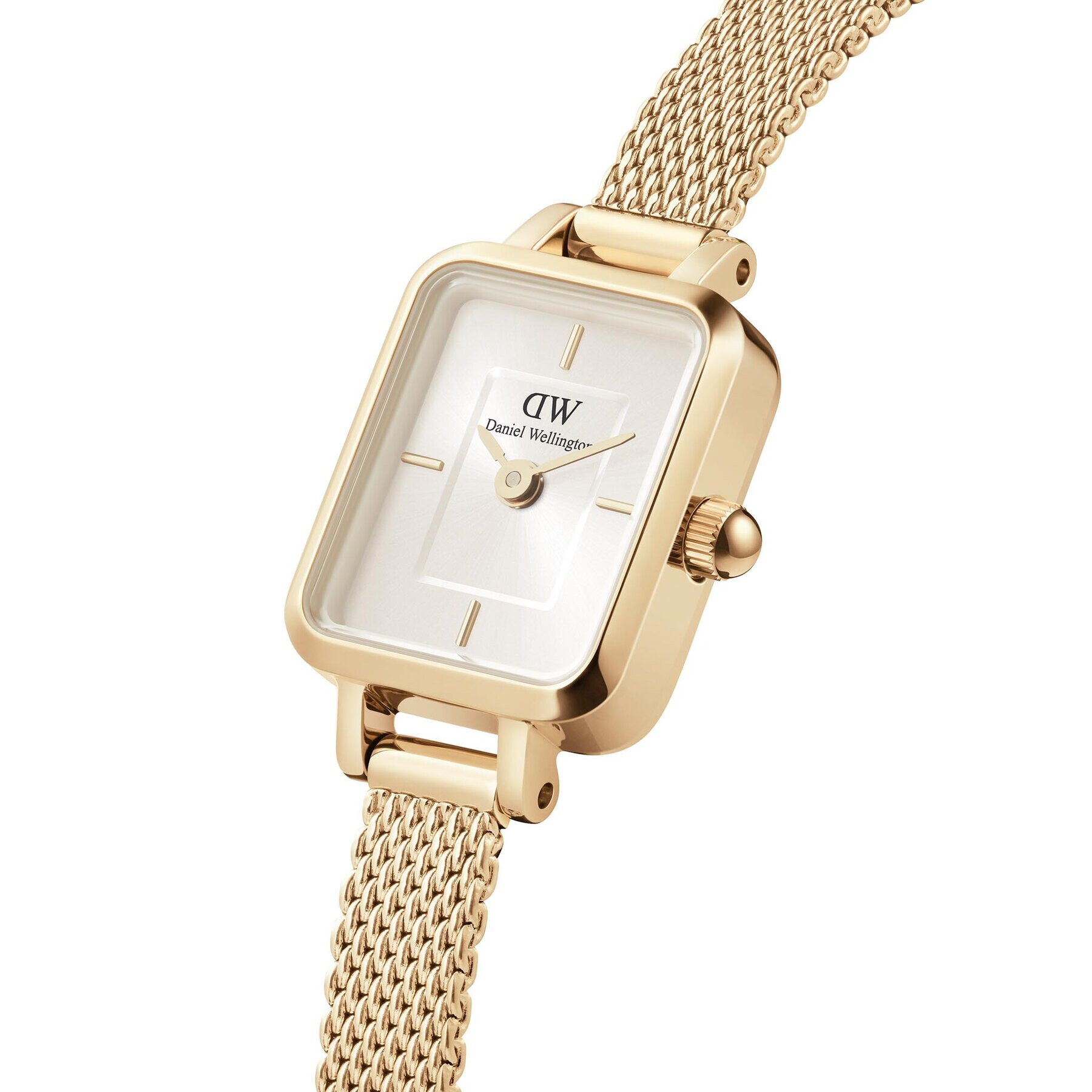 Daniel Wellington Часовник Quadro Mini Evergold DW00100656 Златист - Pepit.bg