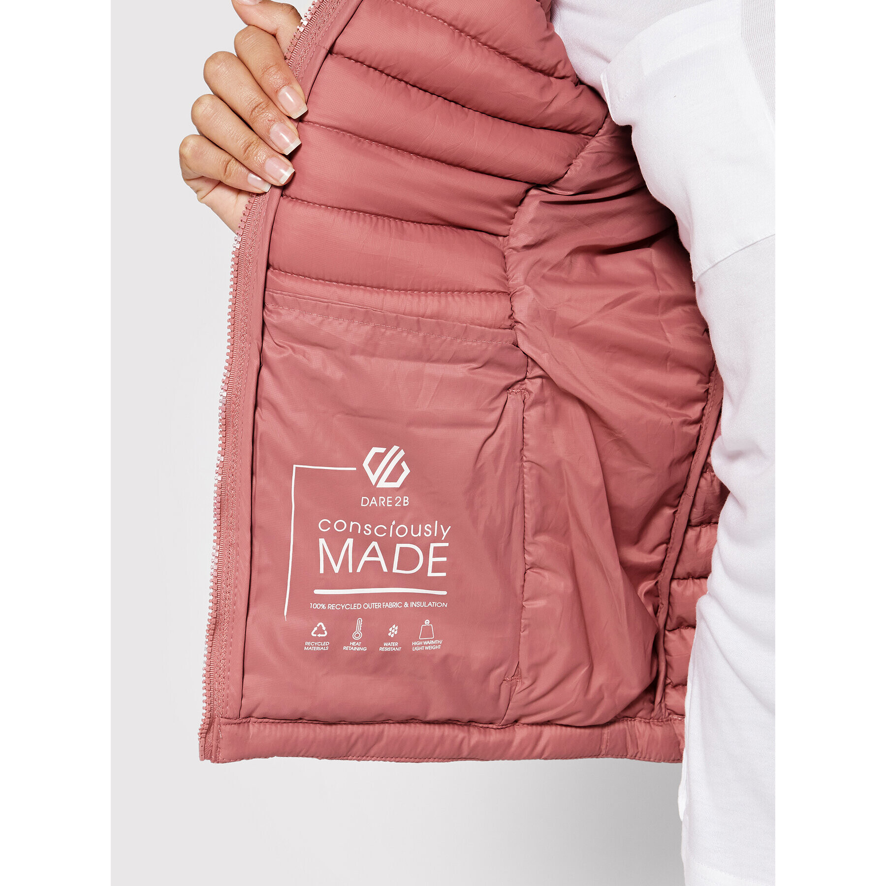 Dare2B Елек Deter Gilet DWB302 Розов Regular Fit - Pepit.bg