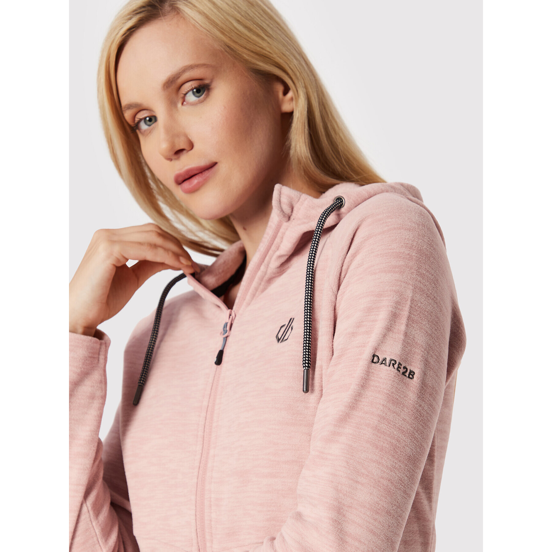 Dare2B Полар Out & Out DWA513 Розов Slim Fit - Pepit.bg