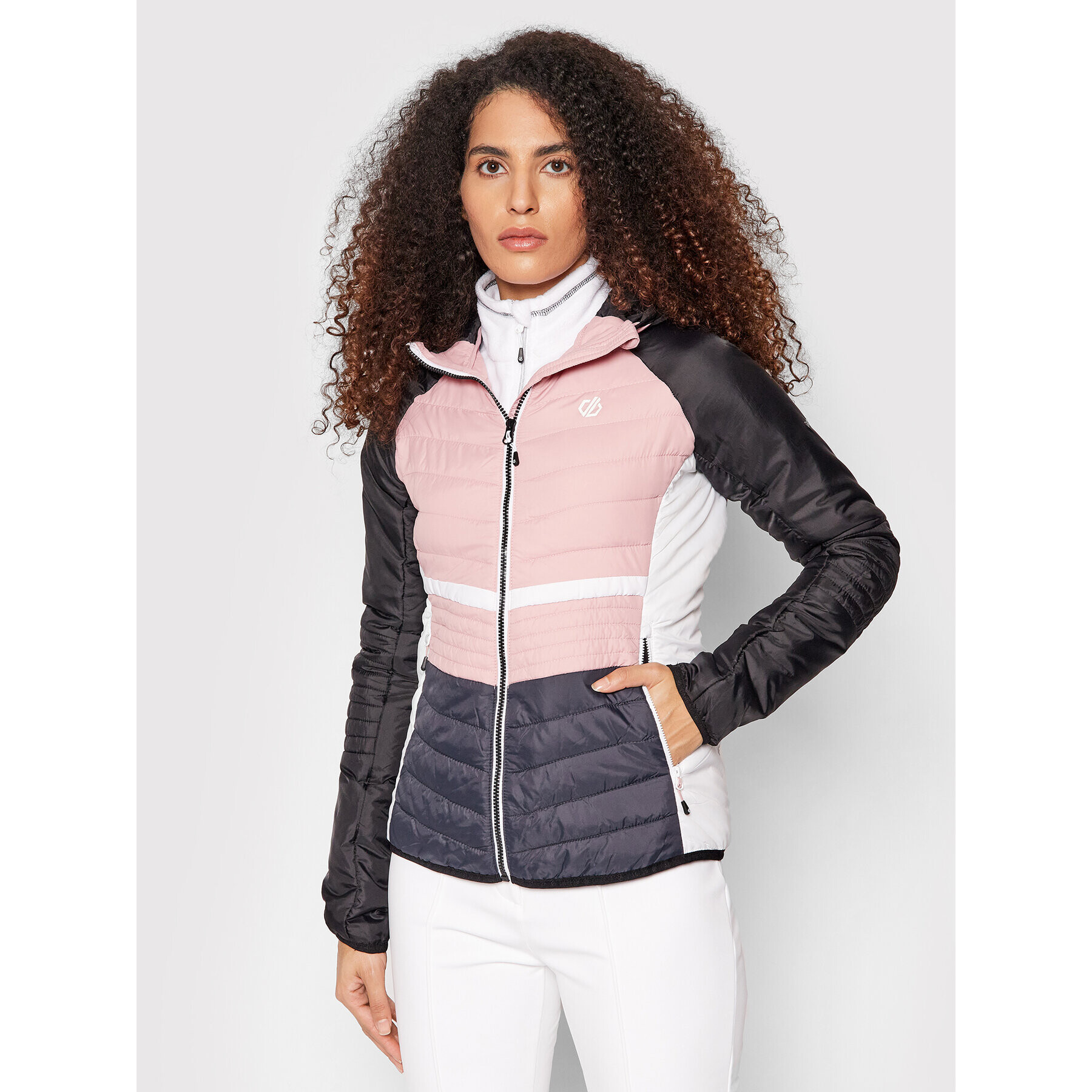 Dare2B Пухено яке Surmount DWN375 Розов Slim Fit - Pepit.bg