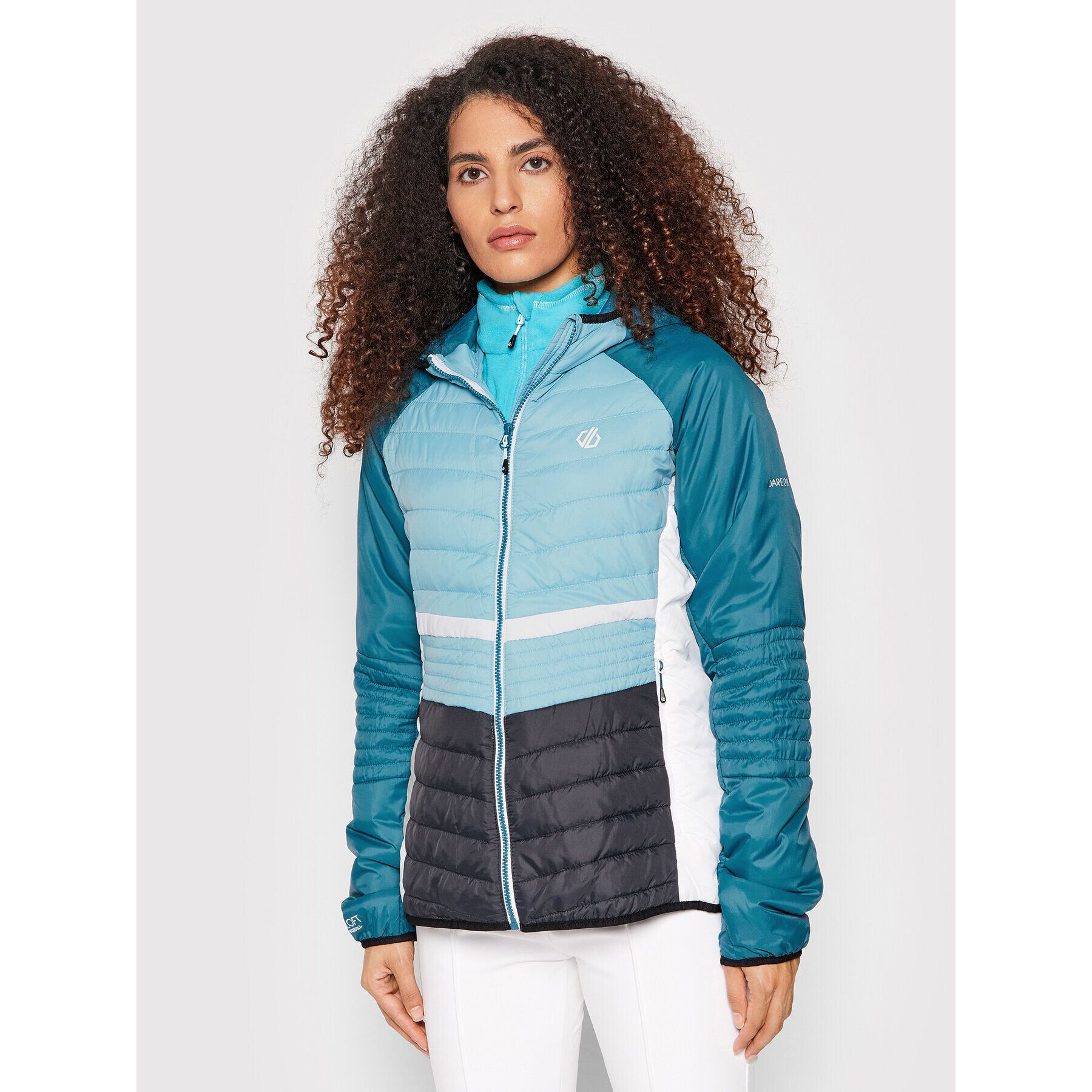 Dare2B Пухено яке Surmount DWN375 Син Slim Fit - Pepit.bg