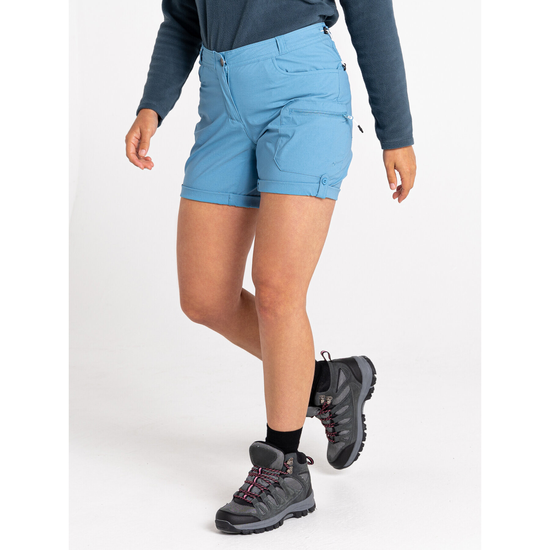 Dare2B Спортни шорти Melodic II DWJ412 Син Regular Fit - Pepit.bg