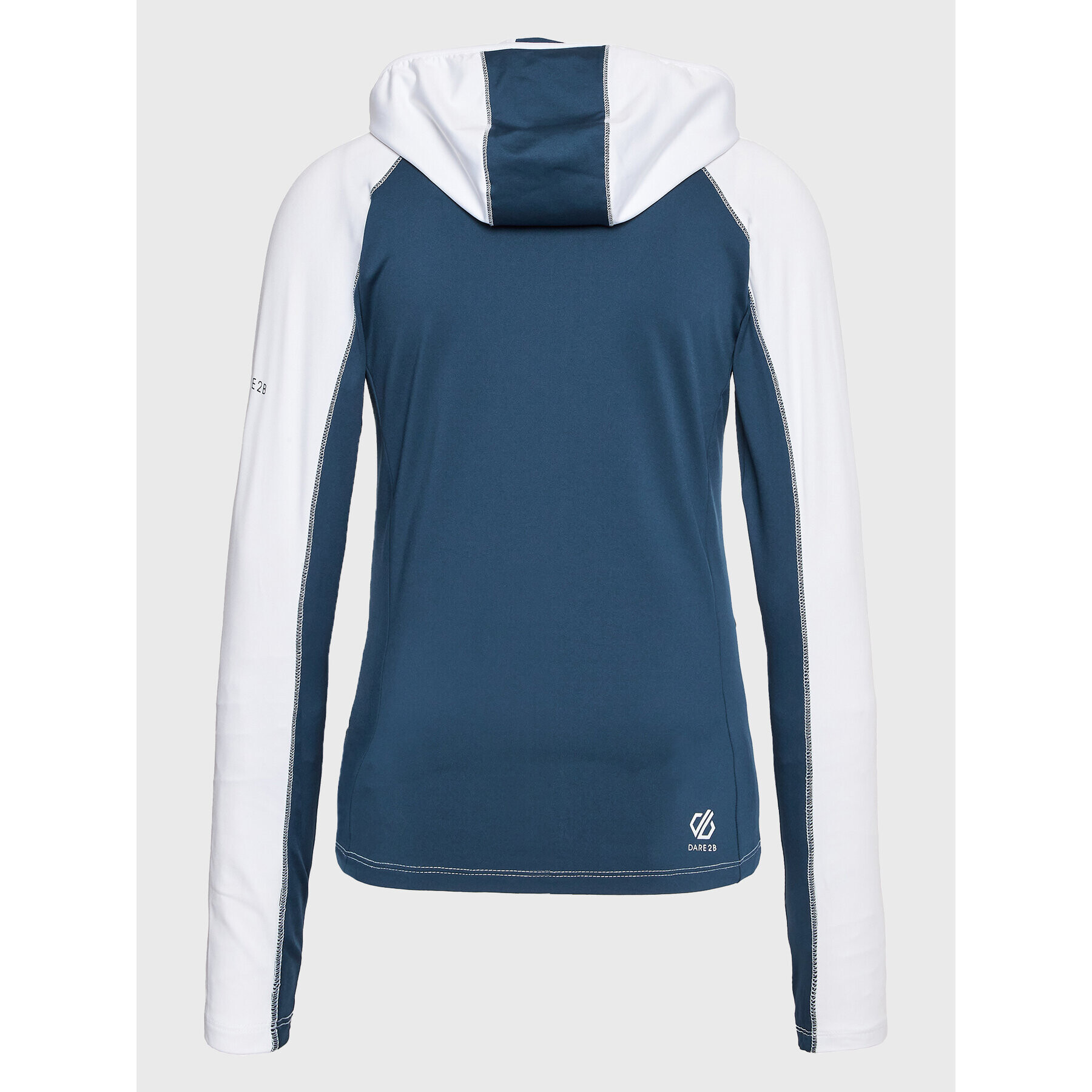 Dare2B Суитшърт от техническо трико Convey II DWL529 Бял Regular Fit - Pepit.bg