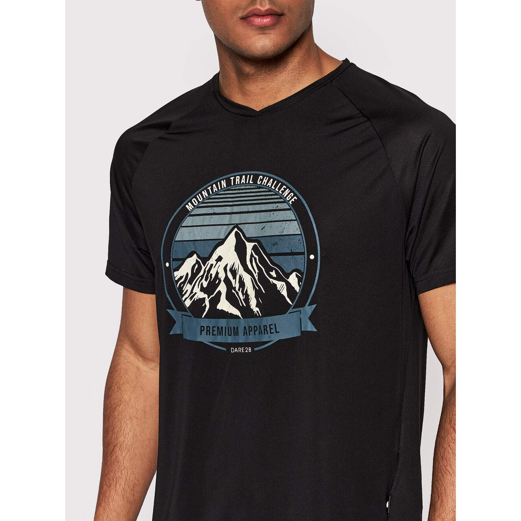 Dare2B Тениска от техническо трико Righteous III DMT597 Черен Regular Fit - Pepit.bg