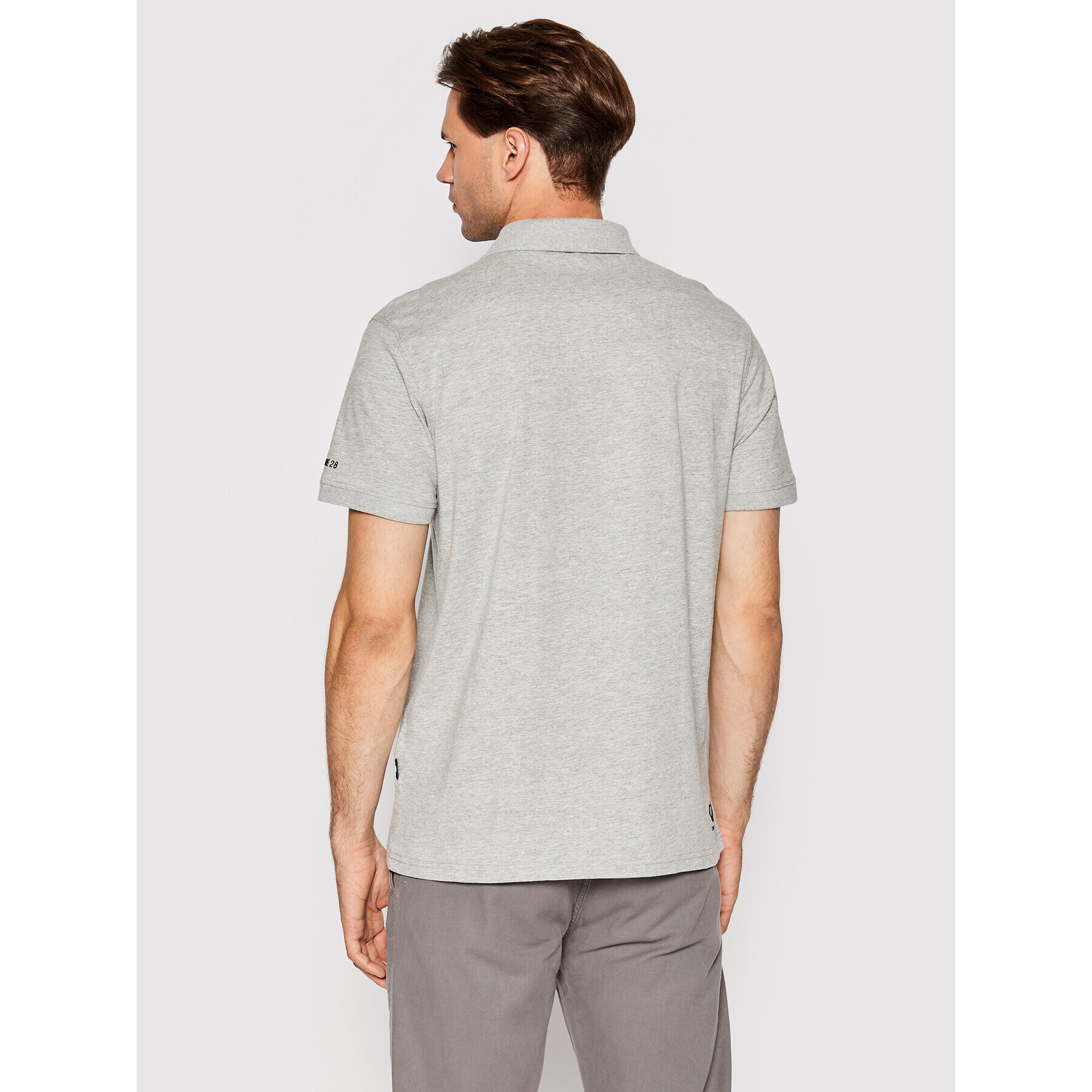 Dare2B Тениска с яка и копчета Decisive DMT600 Сив Regular Fit - Pepit.bg