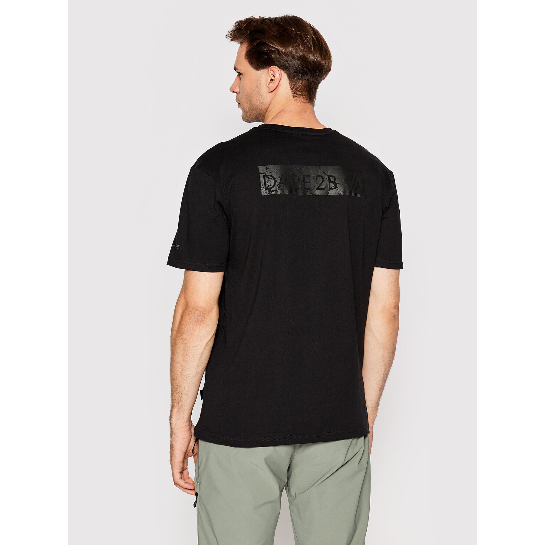 Dare2B Тишърт Dispersed DMT604 Черен Regular Fit - Pepit.bg