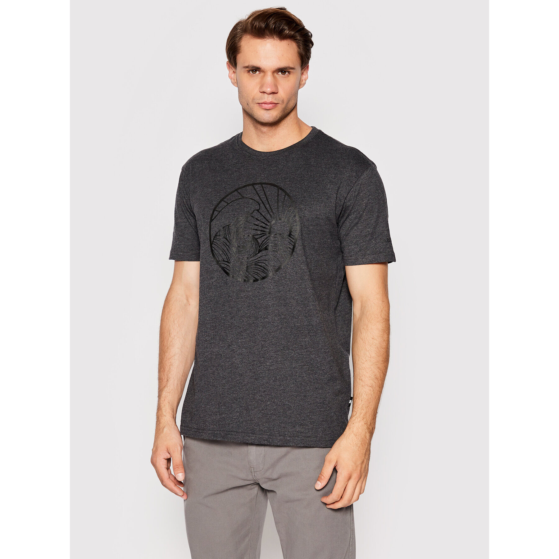 Dare2B Тишърт Dispersed DMT604 Сив Regular Fit - Pepit.bg