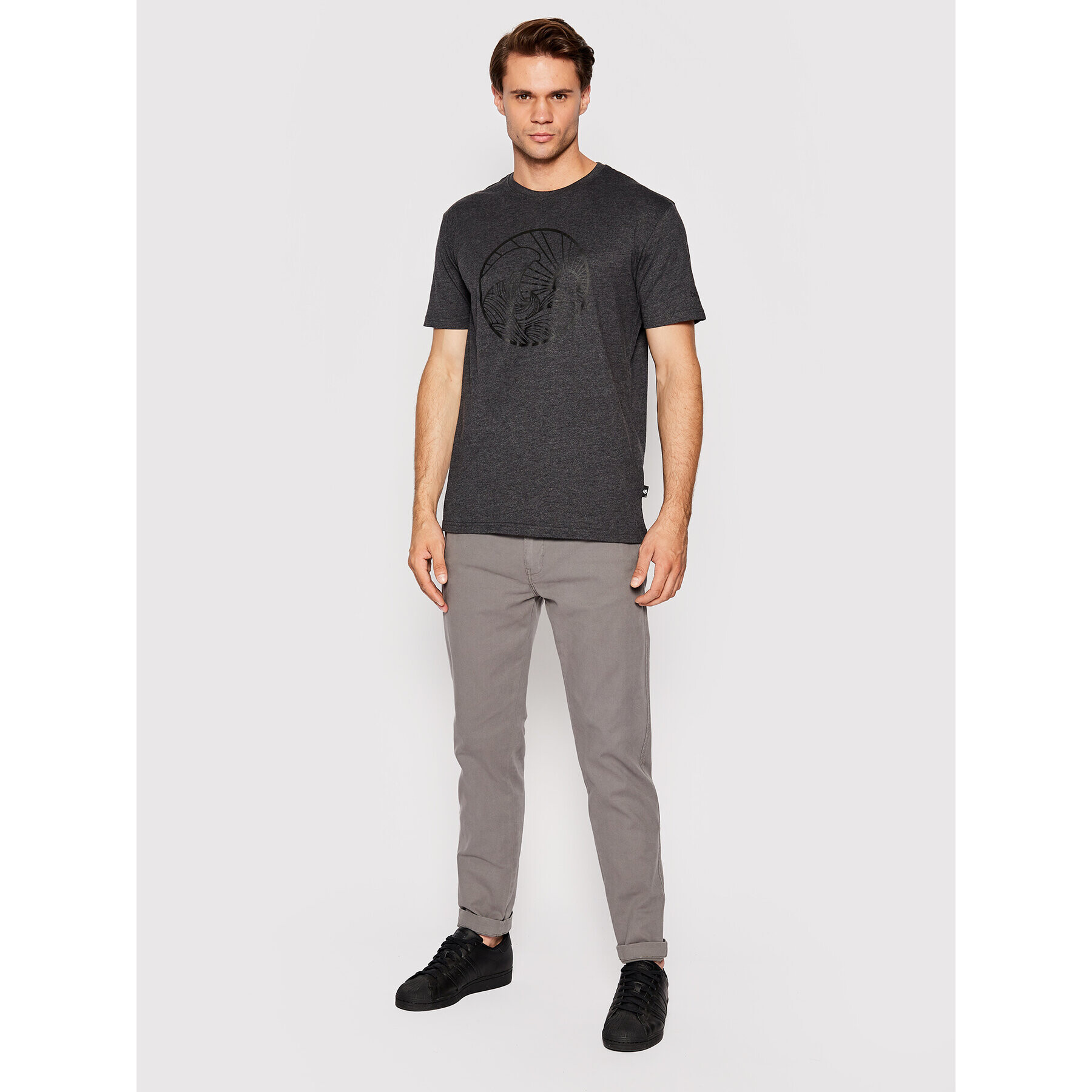 Dare2B Тишърт Dispersed DMT604 Сив Regular Fit - Pepit.bg