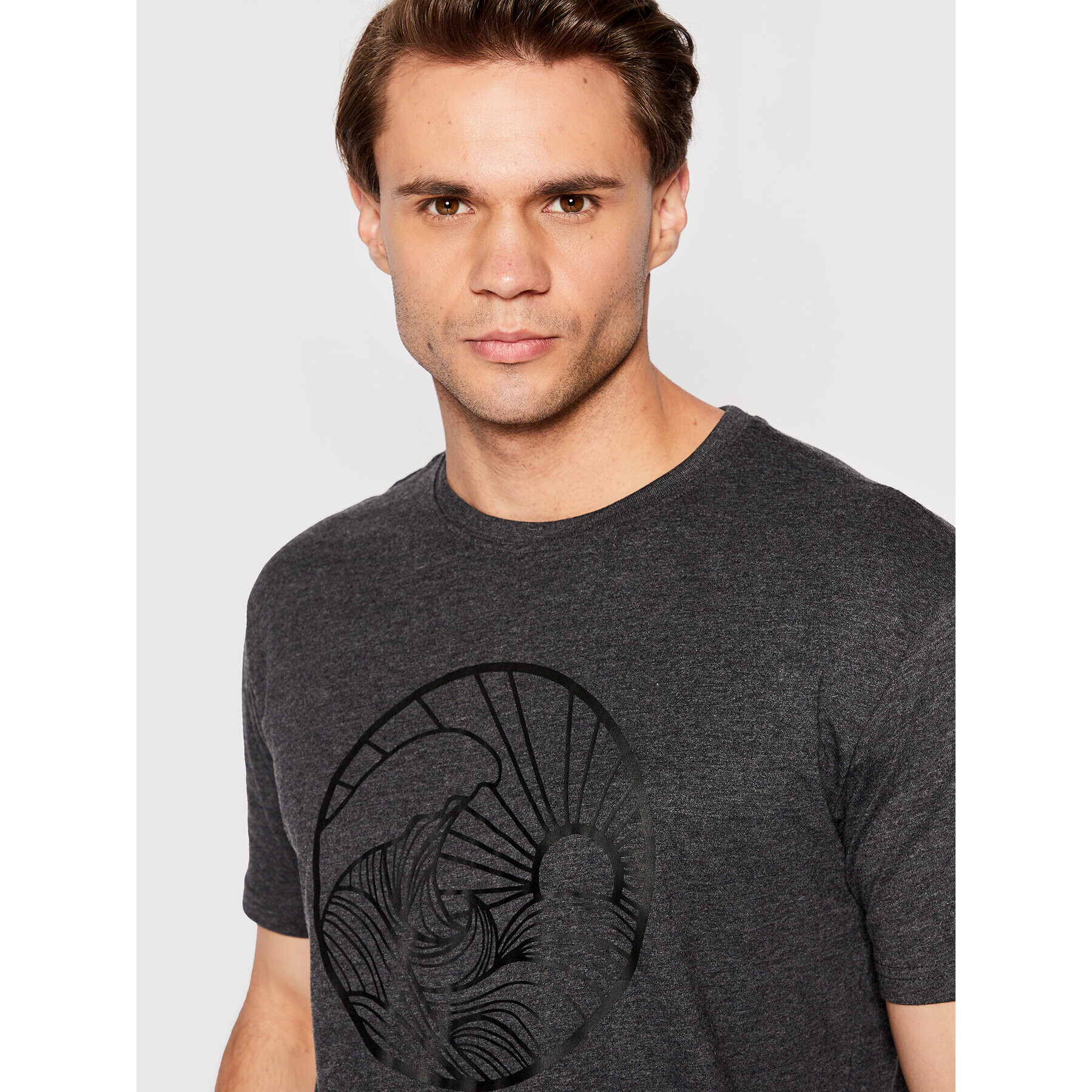 Dare2B Тишърт Dispersed DMT604 Сив Regular Fit - Pepit.bg