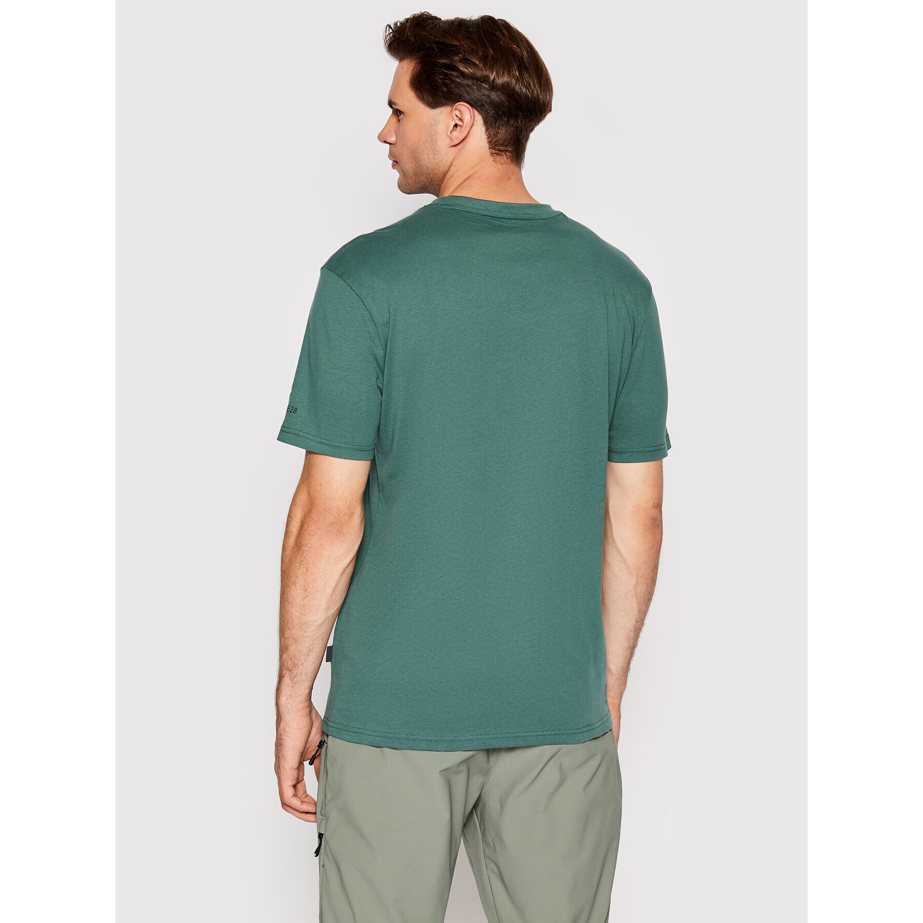 Dare2B Тишърт Dispersed DMT604 Зелен Regular Fit - Pepit.bg
