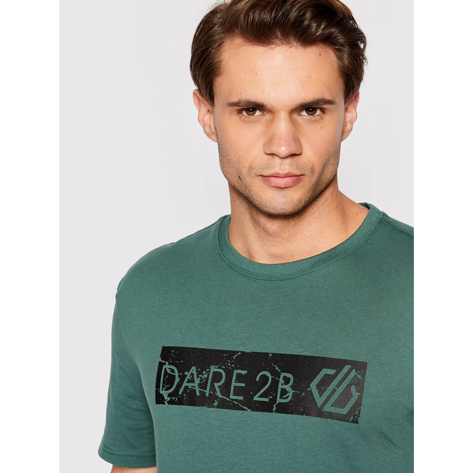 Dare2B Тишърт Dispersed DMT604 Зелен Regular Fit - Pepit.bg