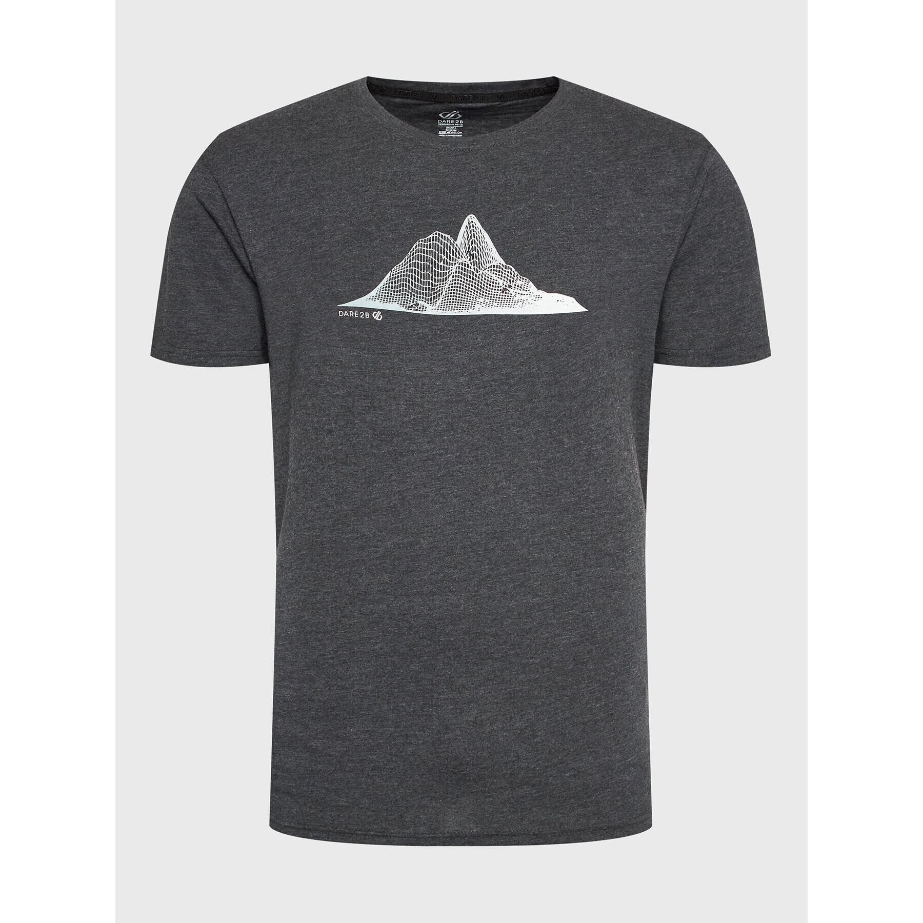 Dare2B Тишърт DMT685 Сив Regular Fit - Pepit.bg