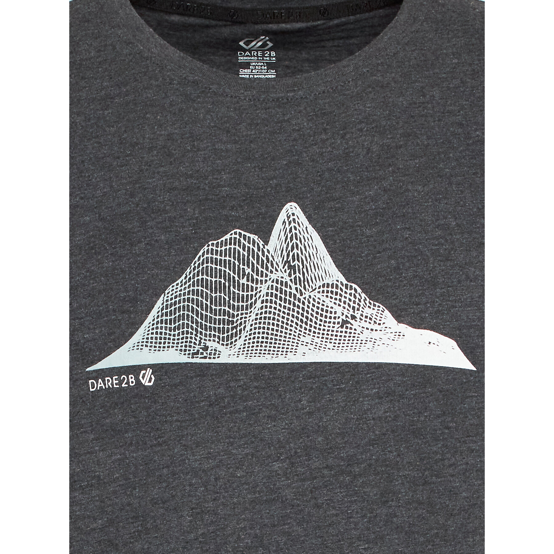 Dare2B Тишърт DMT685 Сив Regular Fit - Pepit.bg