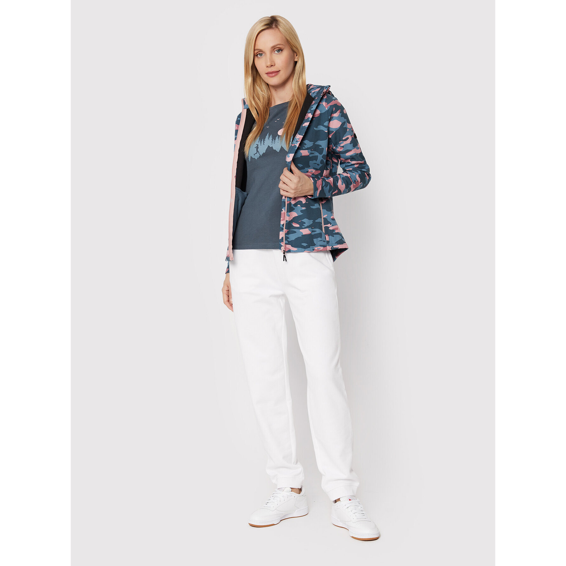 Dare2B Тишърт Peace Of Mind DWT614 Тъмносин Regular Fit - Pepit.bg