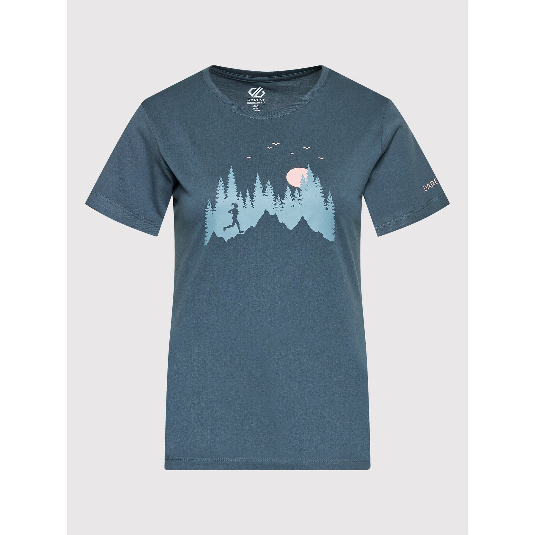 Dare2B Тишърт Peace Of Mind DWT614 Тъмносин Regular Fit - Pepit.bg