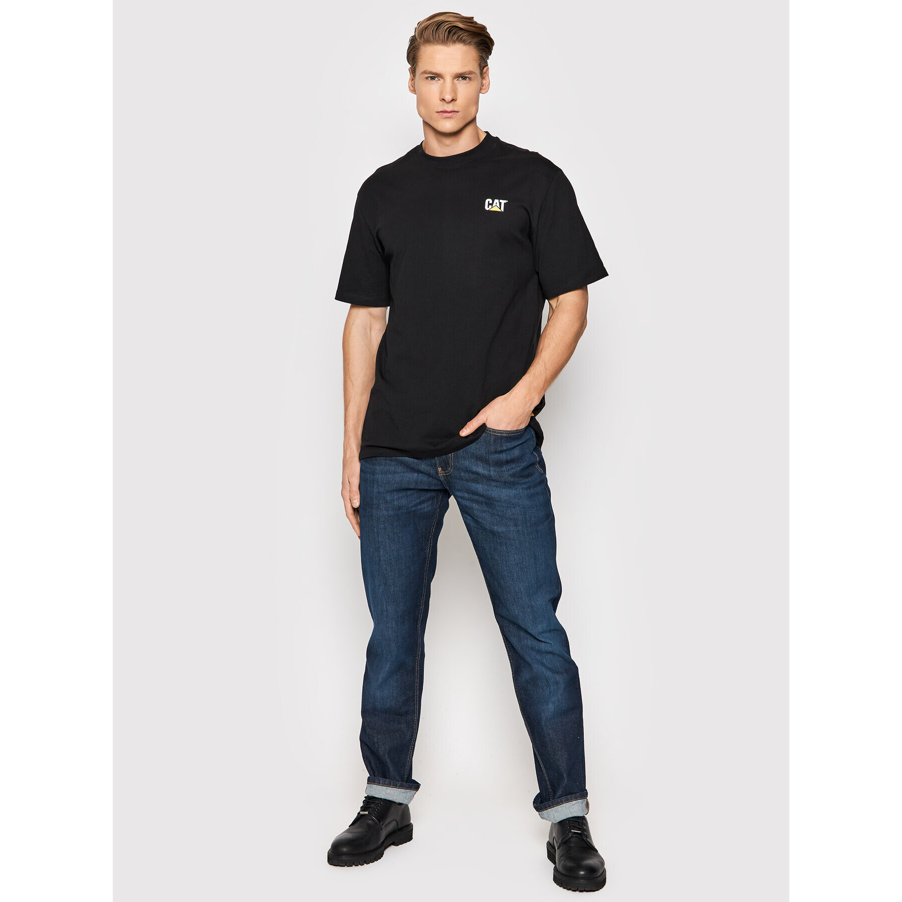DC Дънки Worker ADYDP03049 Тъмносин Straight Fit - Pepit.bg
