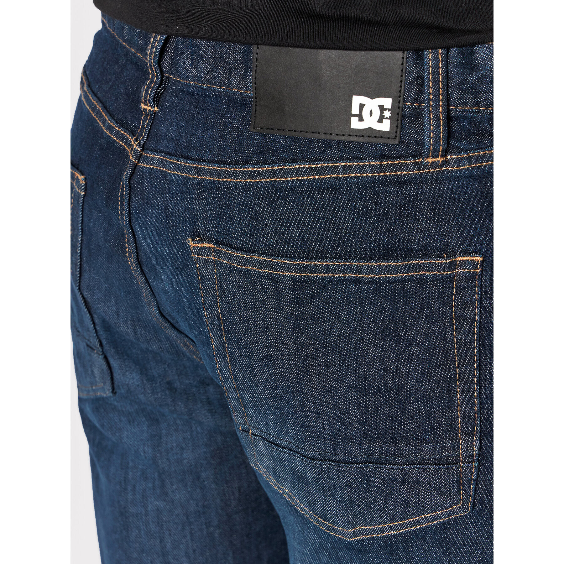 DC Дънки Worker ADYDP03049 Тъмносин Straight Fit - Pepit.bg