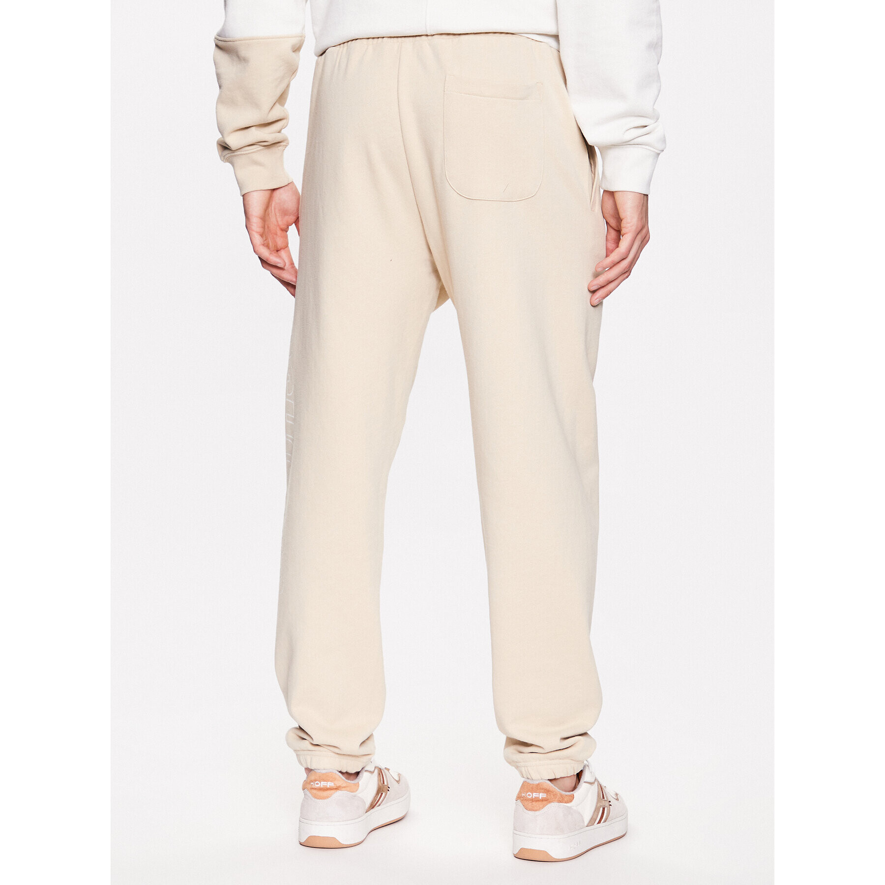 DC Долнище анцуг Rogers ADYFB03063 Бежов Relaxed Fit - Pepit.bg