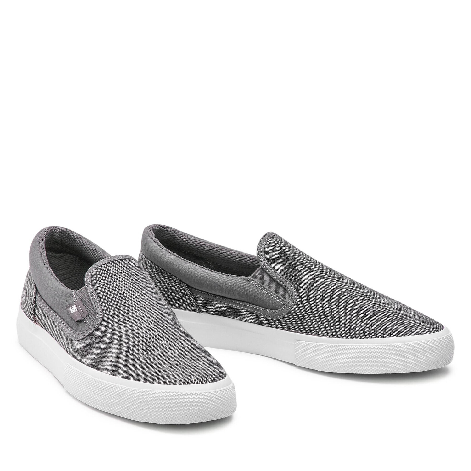 DC Гуменки Manual Slip-On ADYS300676 Сив - Pepit.bg