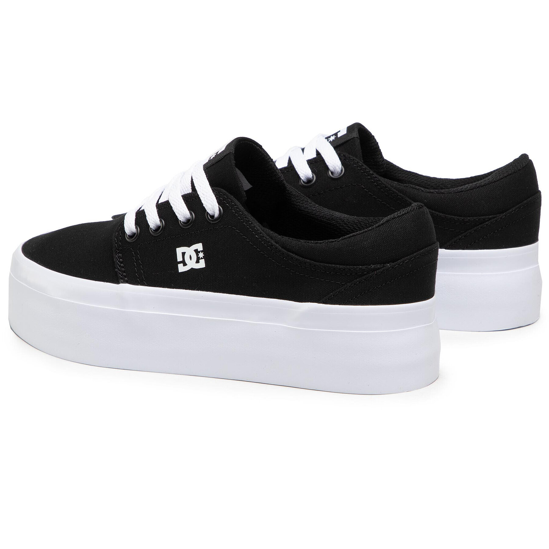 DC Гуменки Trase Platform ADJS300269 Черен - Pepit.bg