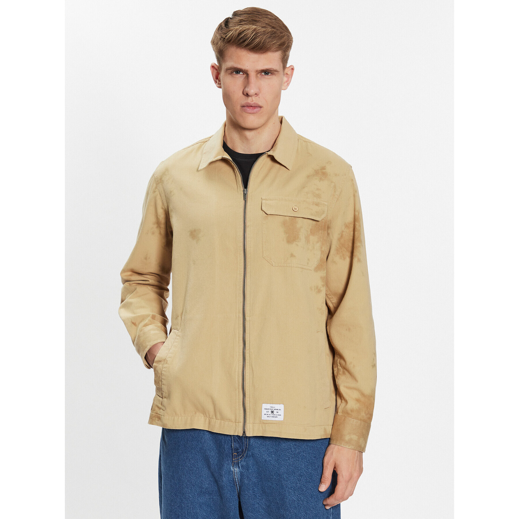 DC Преходно яке ADYWT03101 Бежов Regular Fit - Pepit.bg