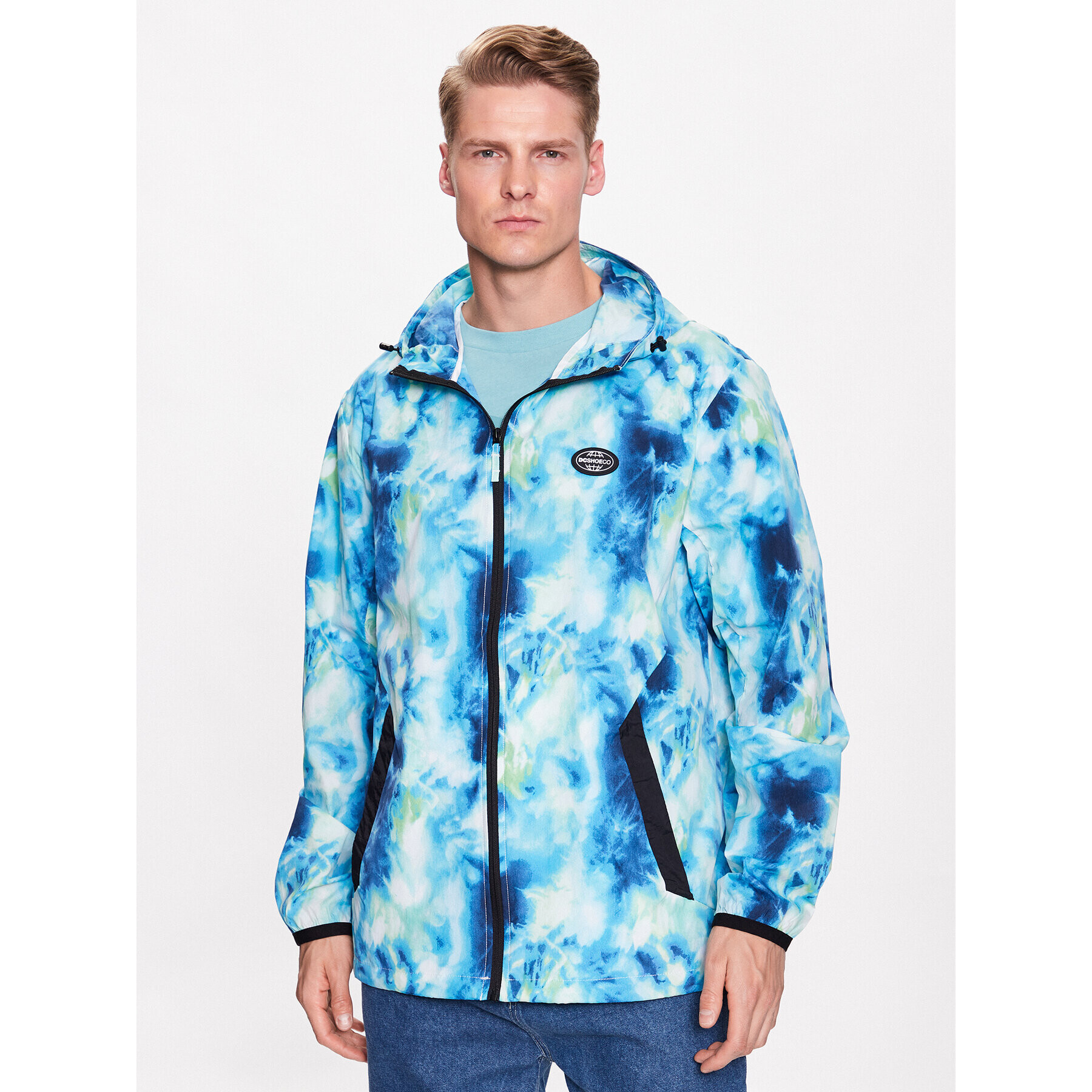 DC Преходно яке Define Print ADYJK03168 Син Regular Fit - Pepit.bg