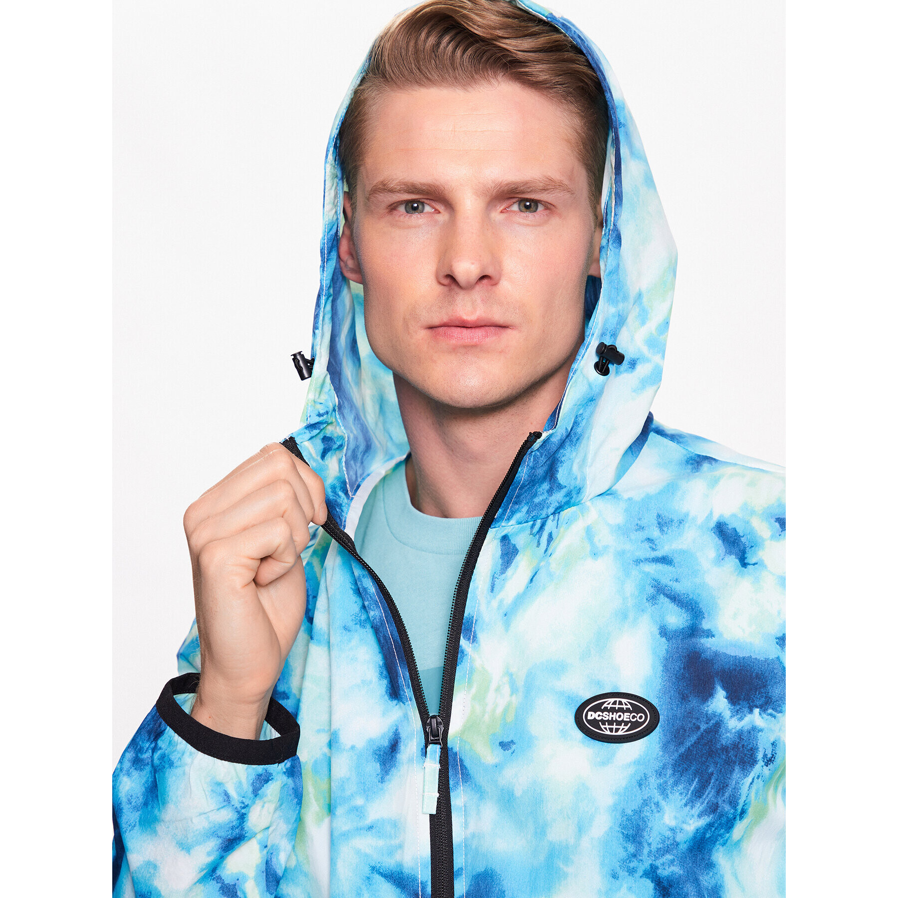 DC Преходно яке Define Print ADYJK03168 Син Regular Fit - Pepit.bg