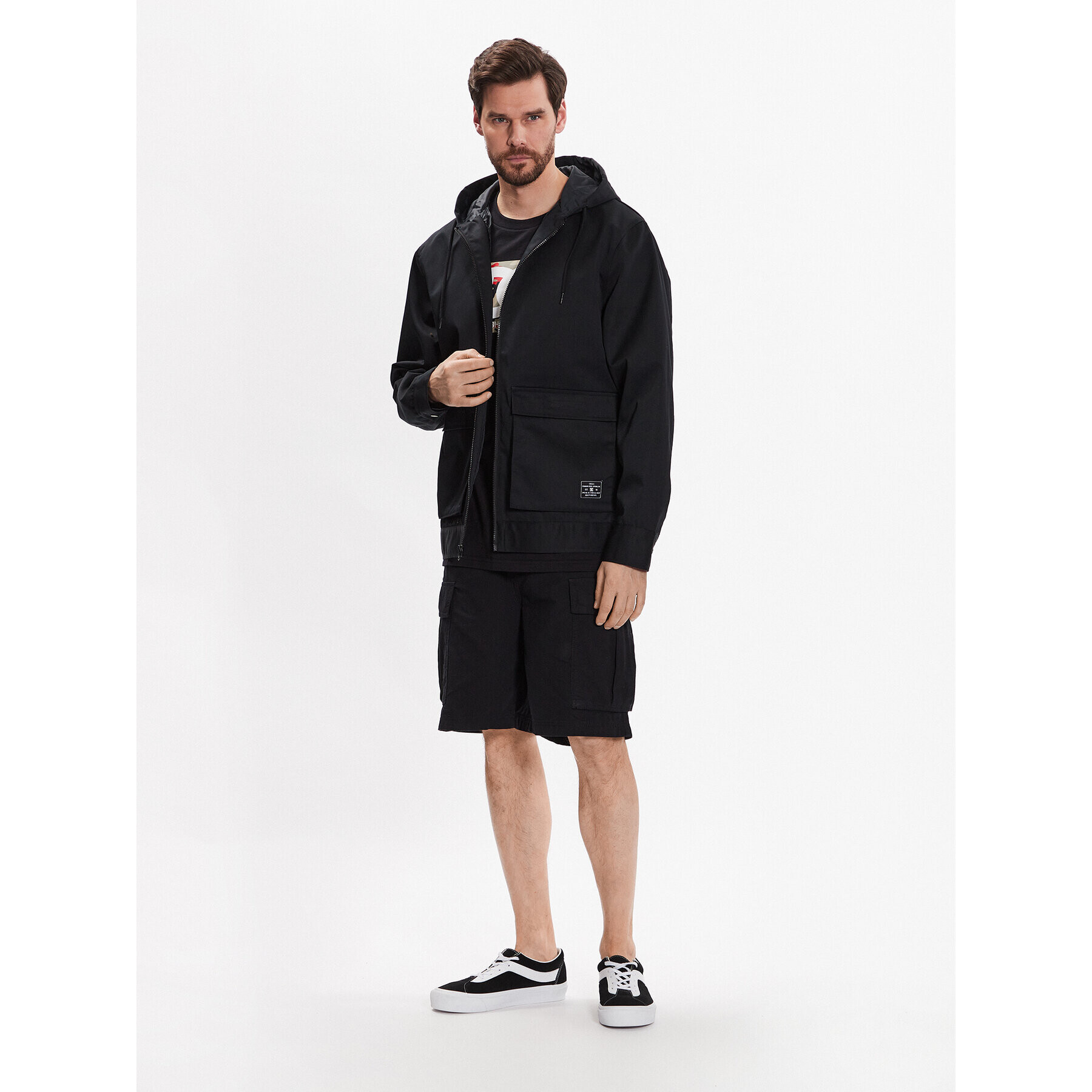 DC Преходно яке Rebound ADYJK03163 Черен Regular Fit - Pepit.bg