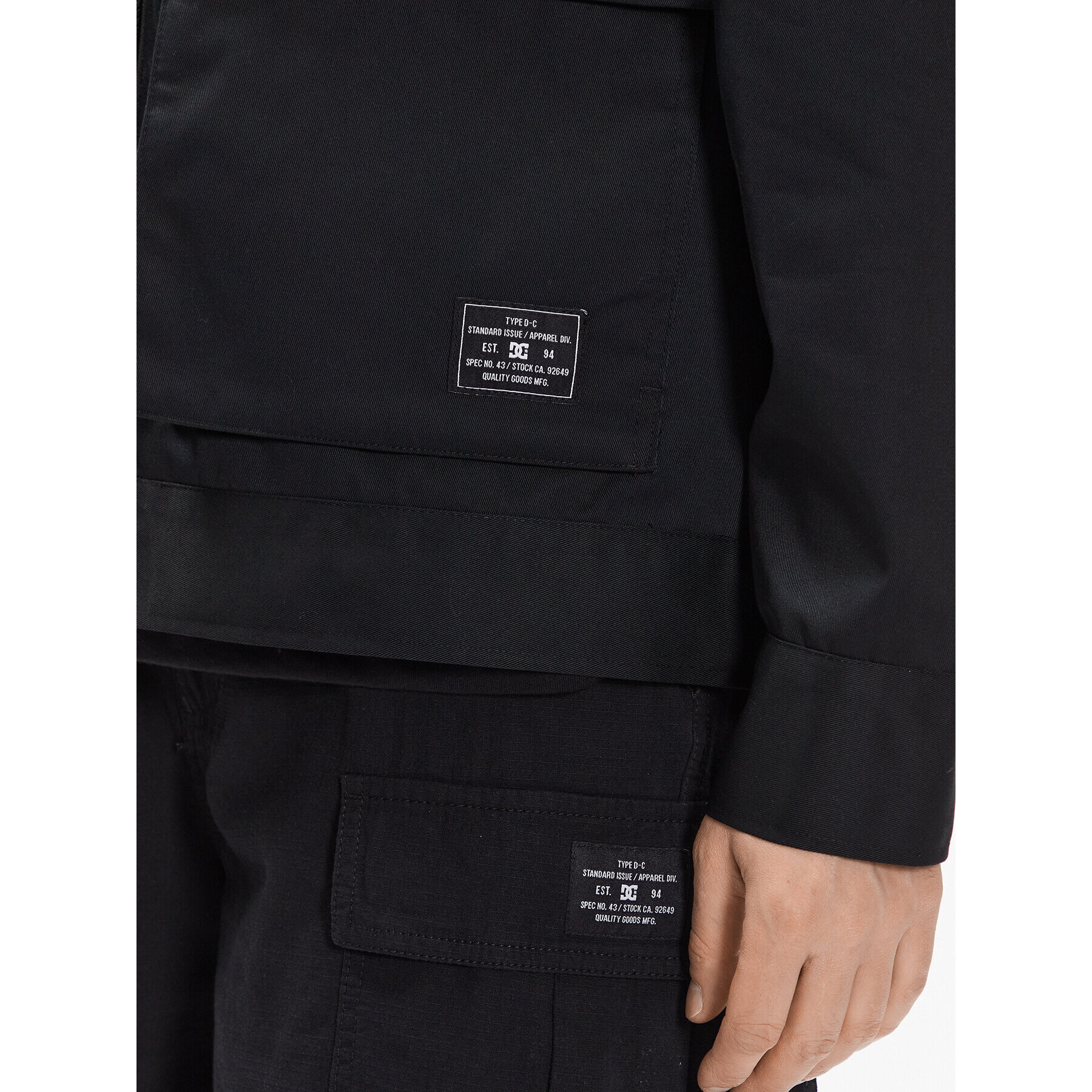 DC Преходно яке Rebound ADYJK03163 Черен Regular Fit - Pepit.bg