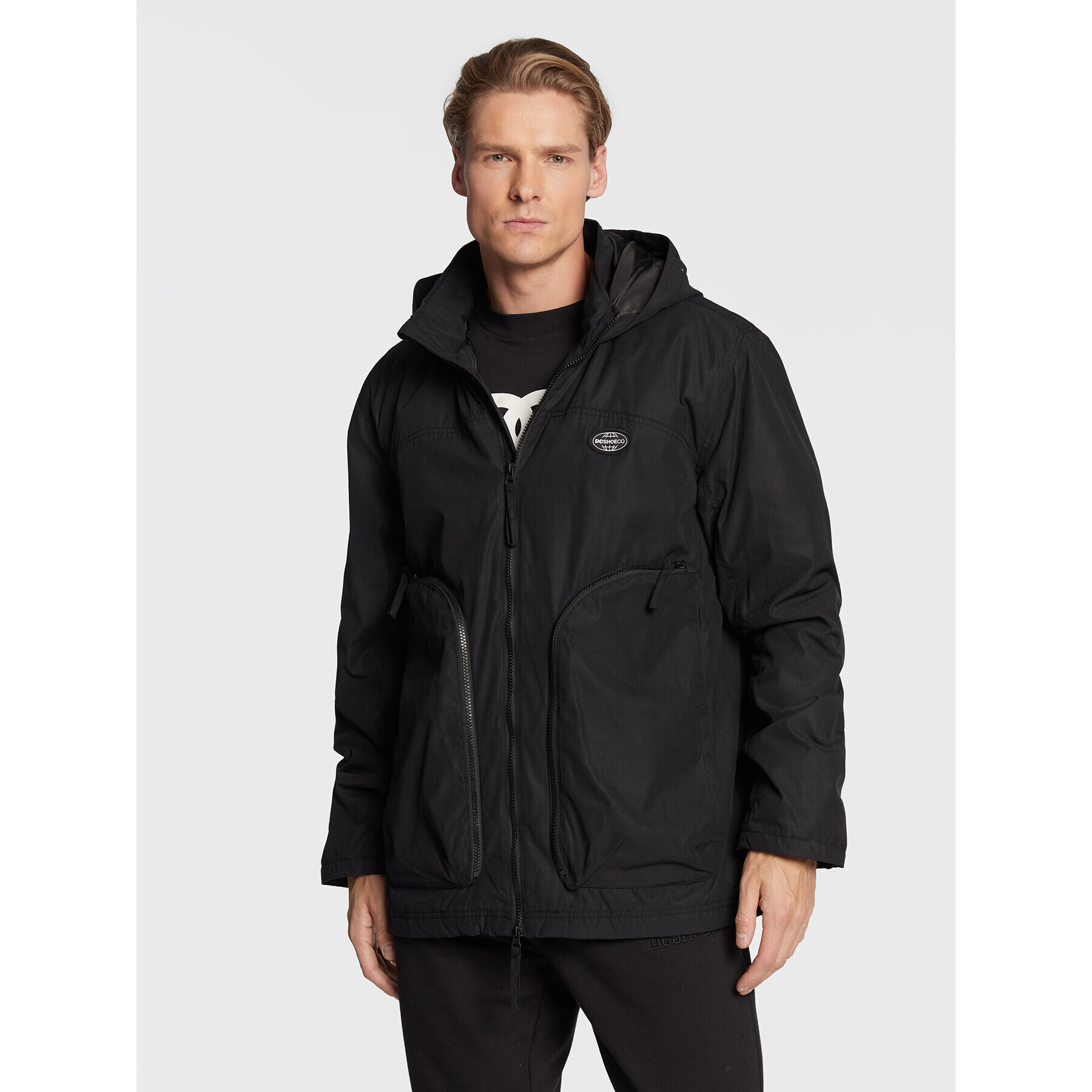 DC Преходно яке Tactful ADYJK03149 Черен Classic Fit - Pepit.bg