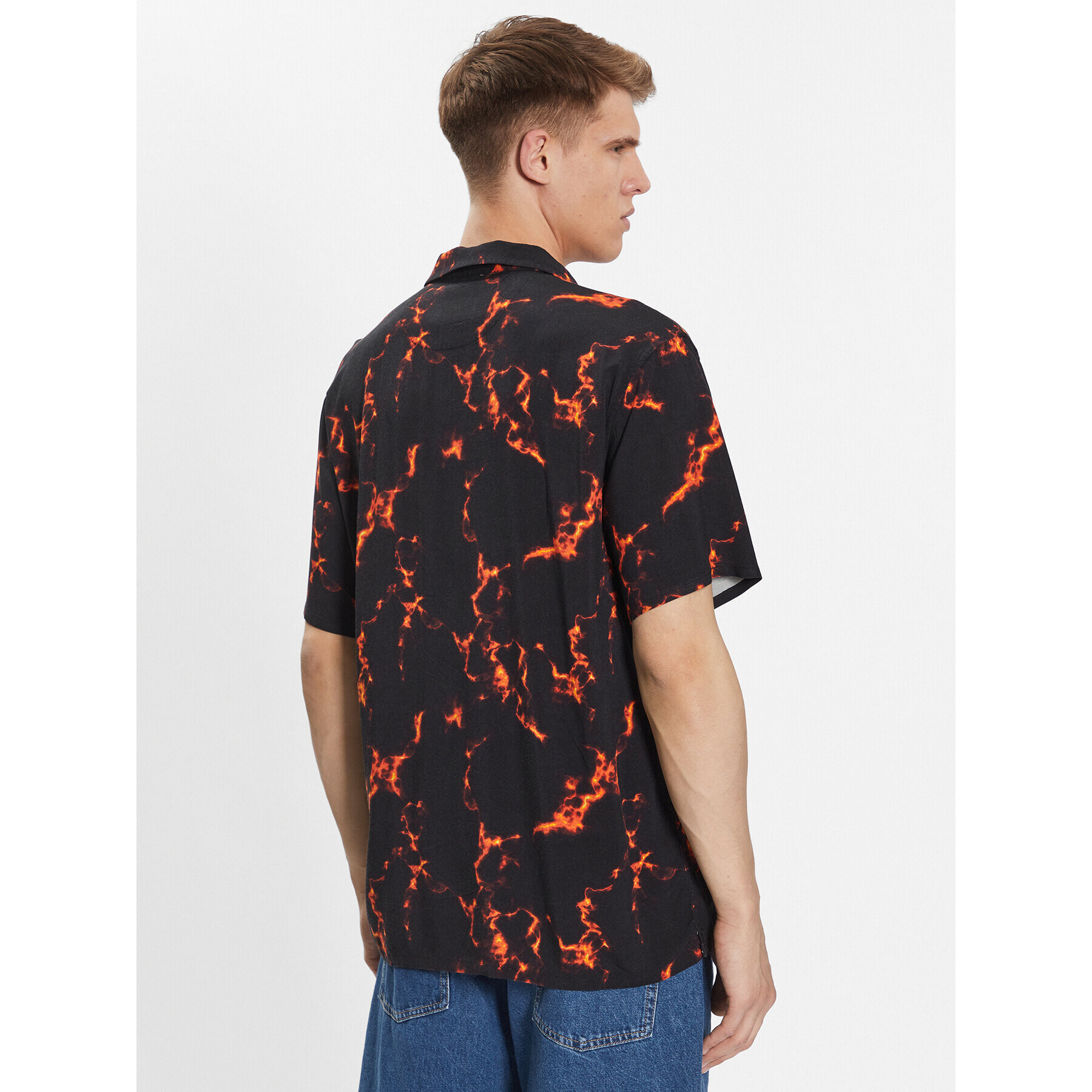 DC Риза ADYWT03100 Черен Regular Fit - Pepit.bg