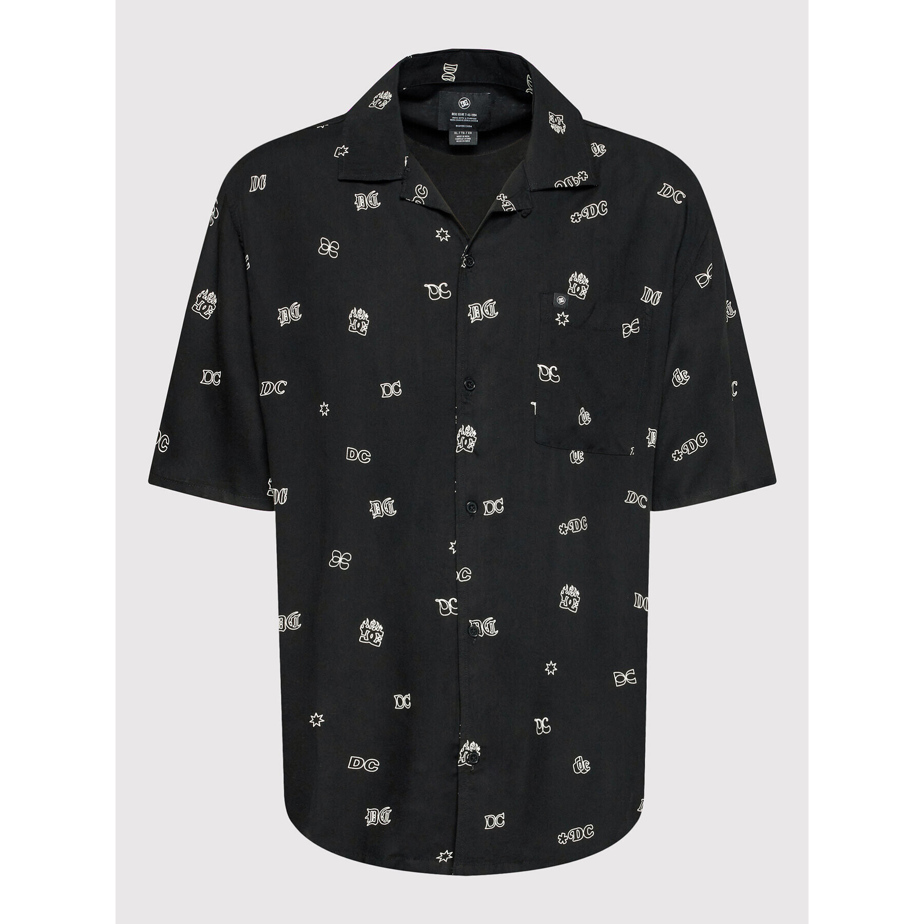 DC Риза Ditzy ADYWT03096 Черен Regular Fit - Pepit.bg